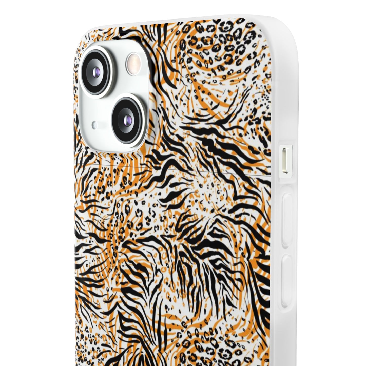 Wild Animal Print Flexi Case for iPhone - Fierce & Trendy Design