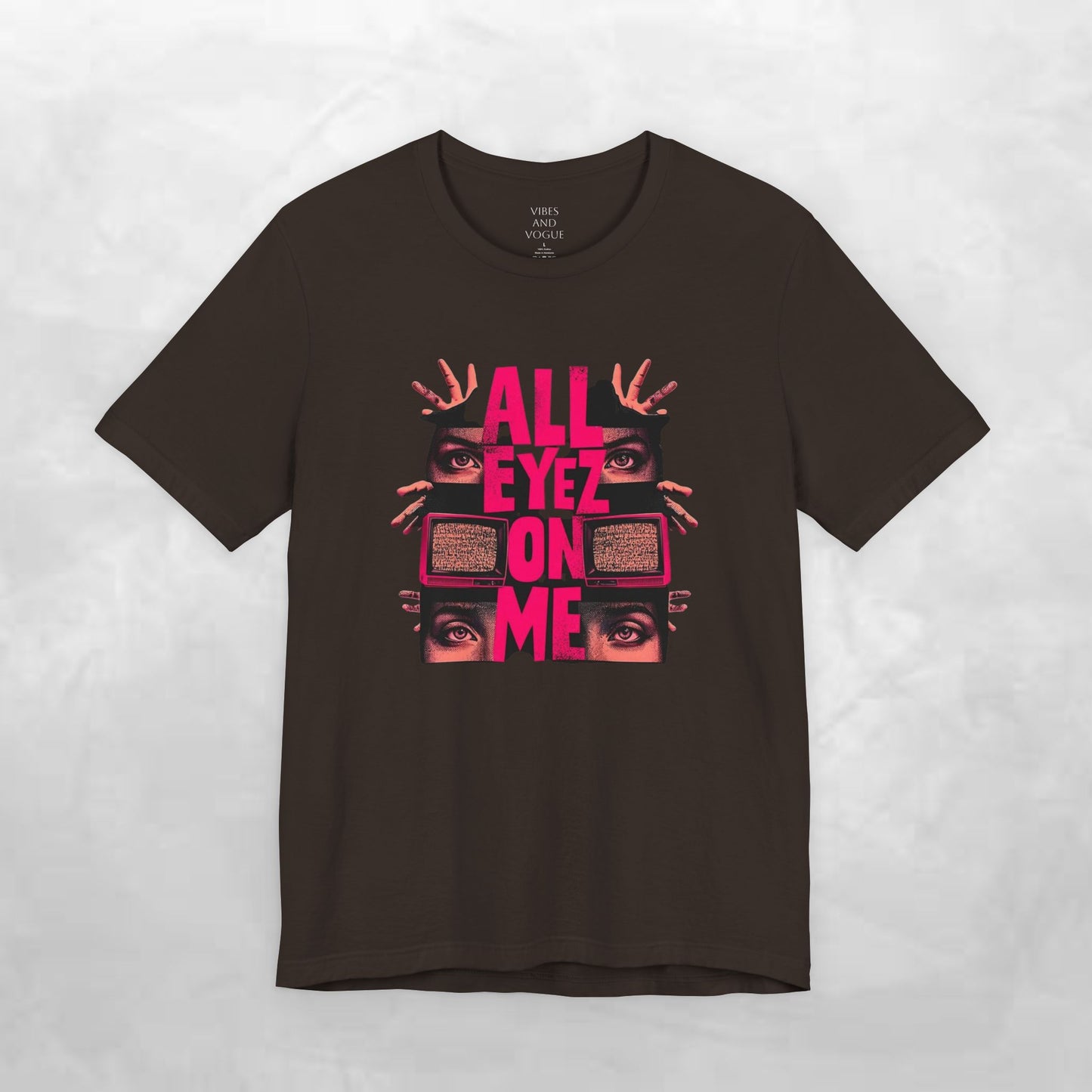 All Eyez On Me T-Shirt — Bold Retro Eyes Graphic Tee