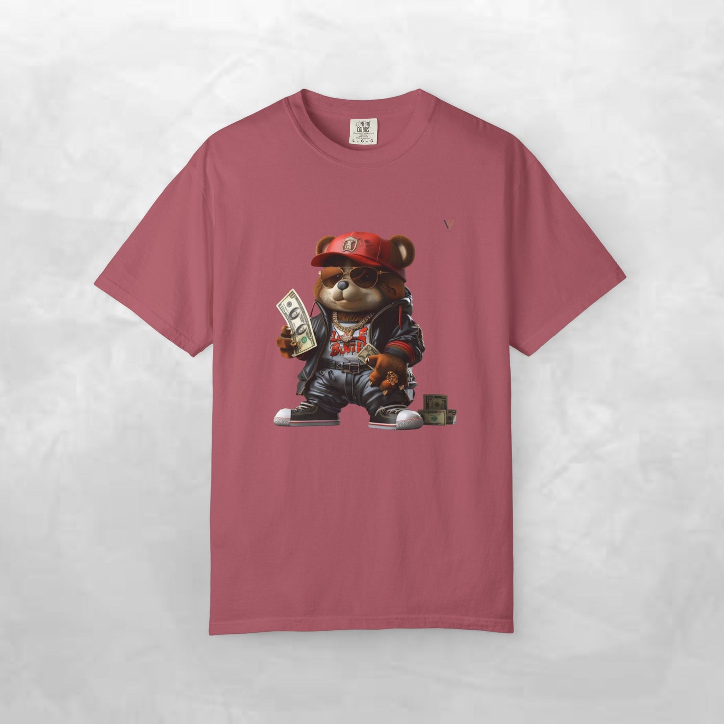 Urban Graffiti Bear T-Shirt, Streetwear Tee, Unisex Graphic Tee, Casual Wear, Gift for Hip-Hop Lovers, Fun and Trendy Fashion