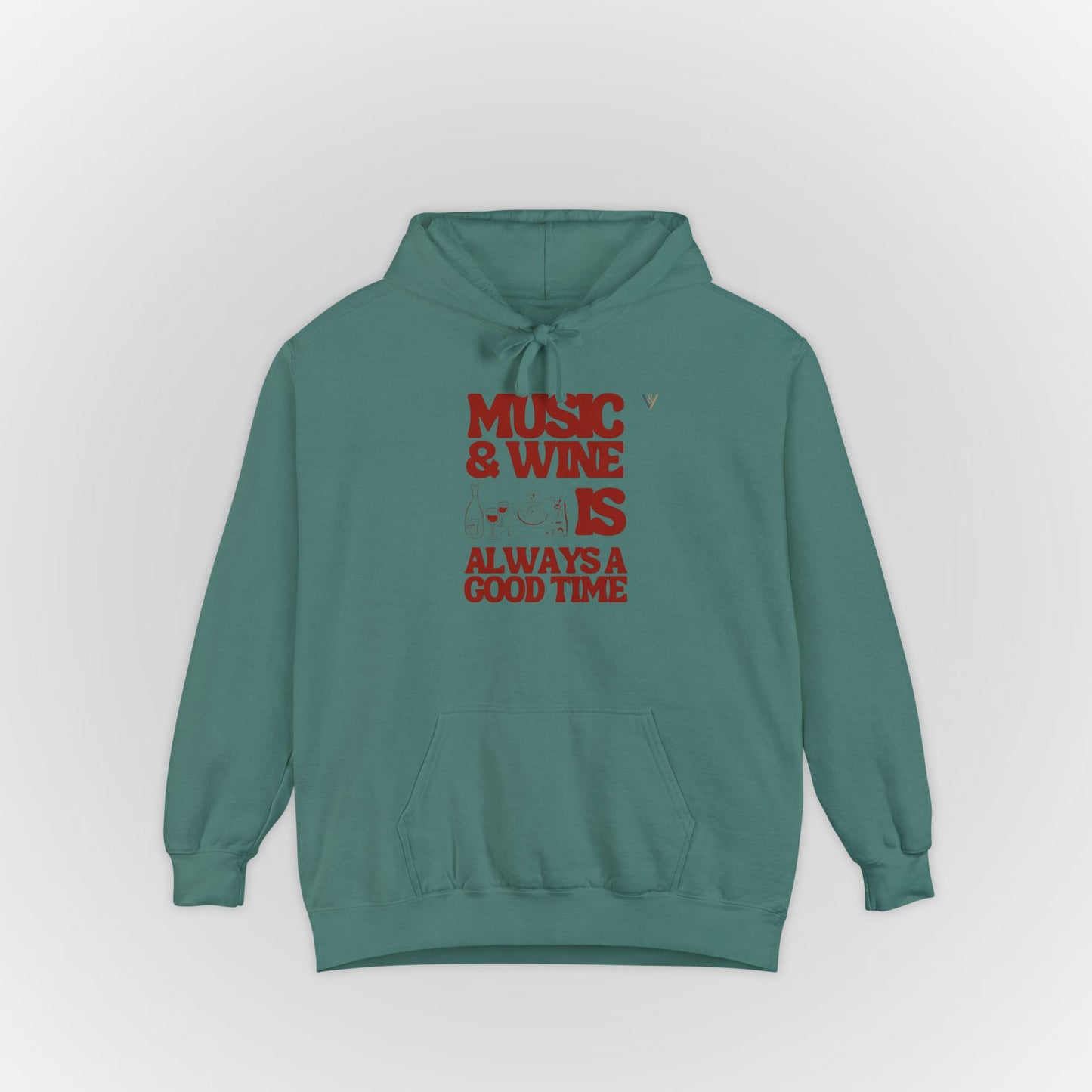 Comfortable Unisex Garment-Dyed Hoodie for Relaxed Days