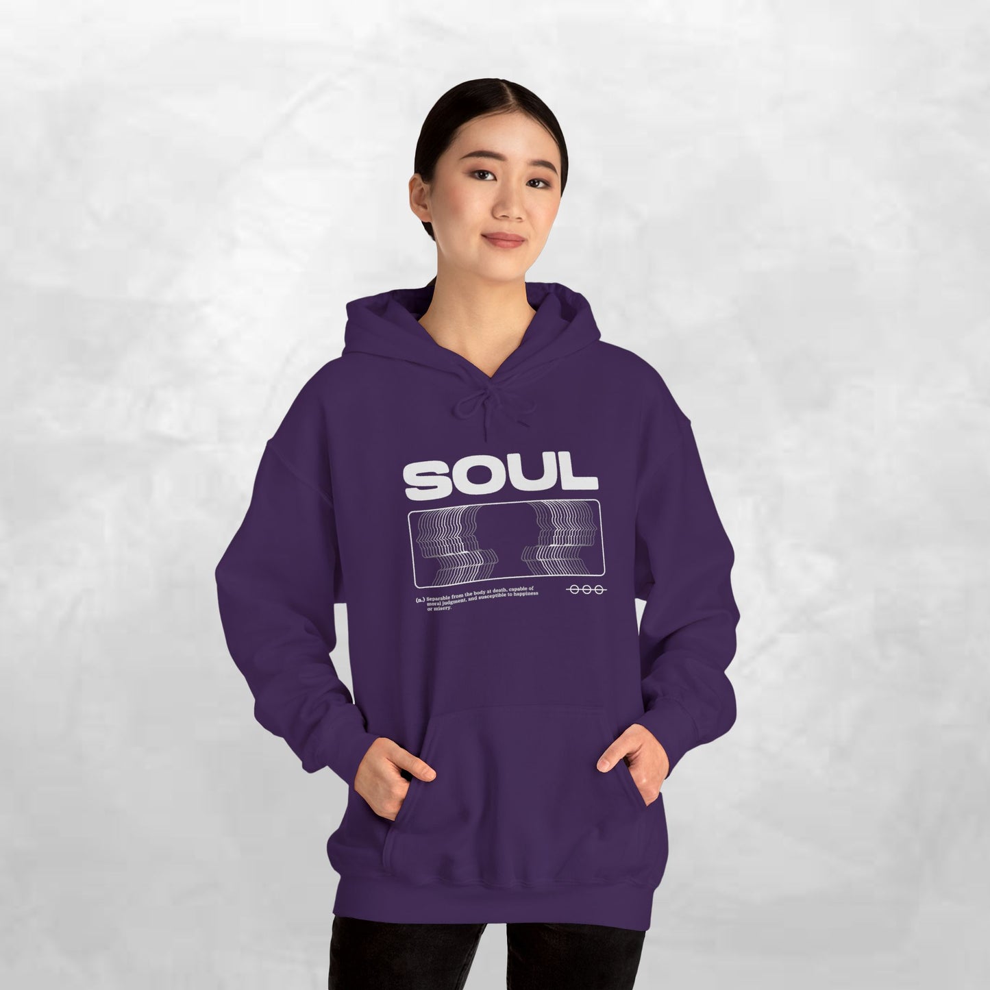 Soul Graphic Hoodie — Retro VHS Silhouette Streetwear