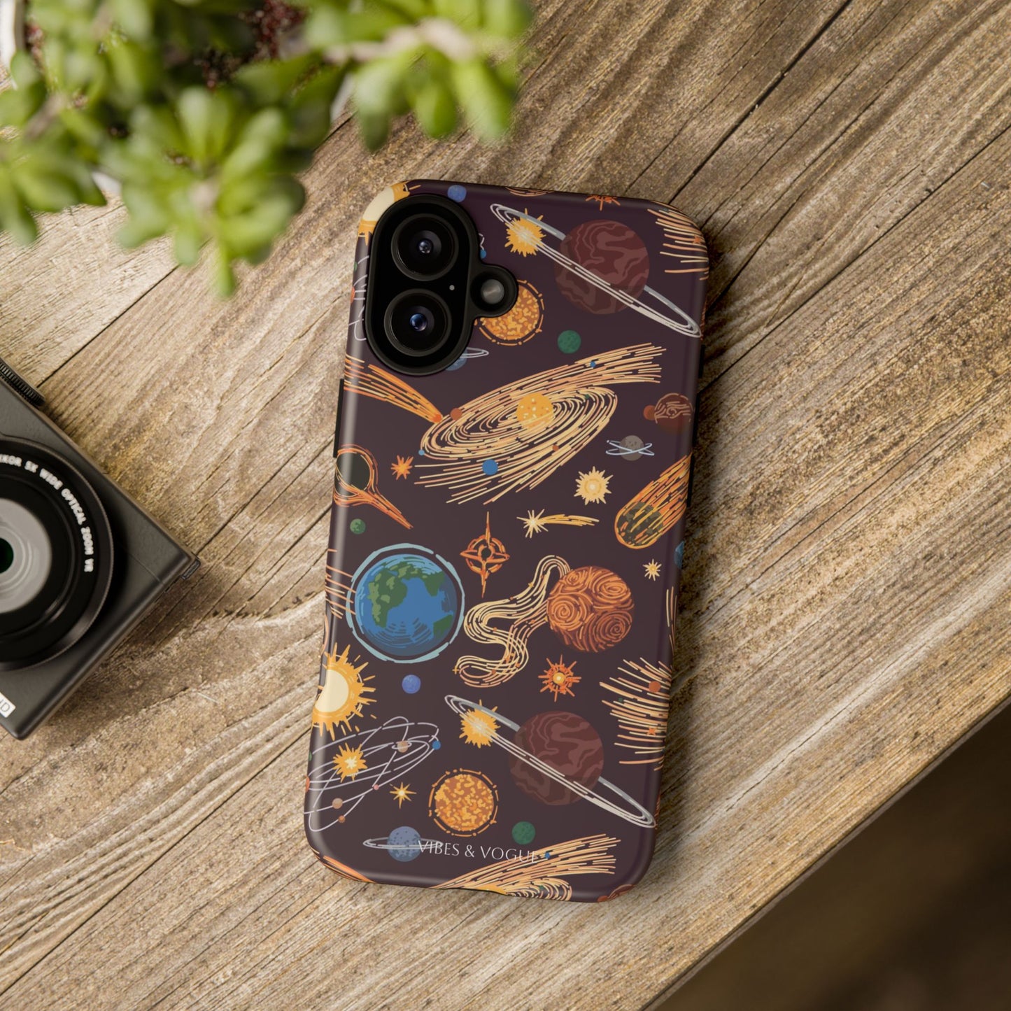 Space-Themed Phone Case - Cosmic Galaxy Design, Durable Protective Cover, Unique Gift, Celestial Lover's Accessory