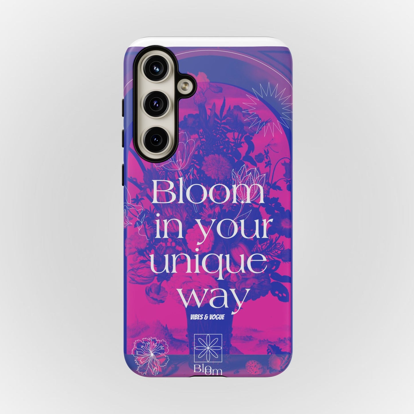 Bloom in Your Unique Way Phone Case - Tough and Stylish Design