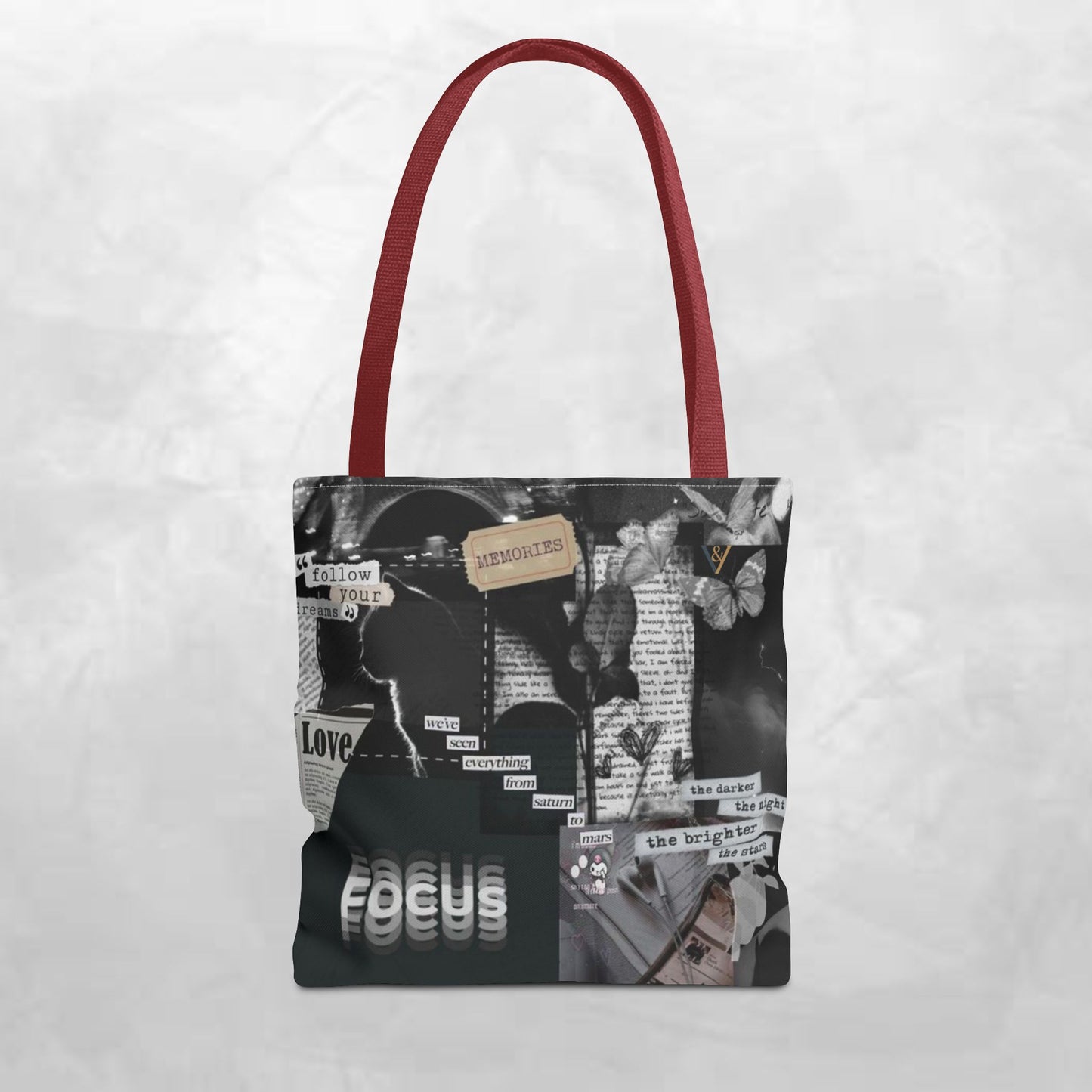 Artistic Tote Bag | Vintage Aesthetic, Collage Design, Sustainable Fashion, Trendy Gift, Eco-Friendly Accessory