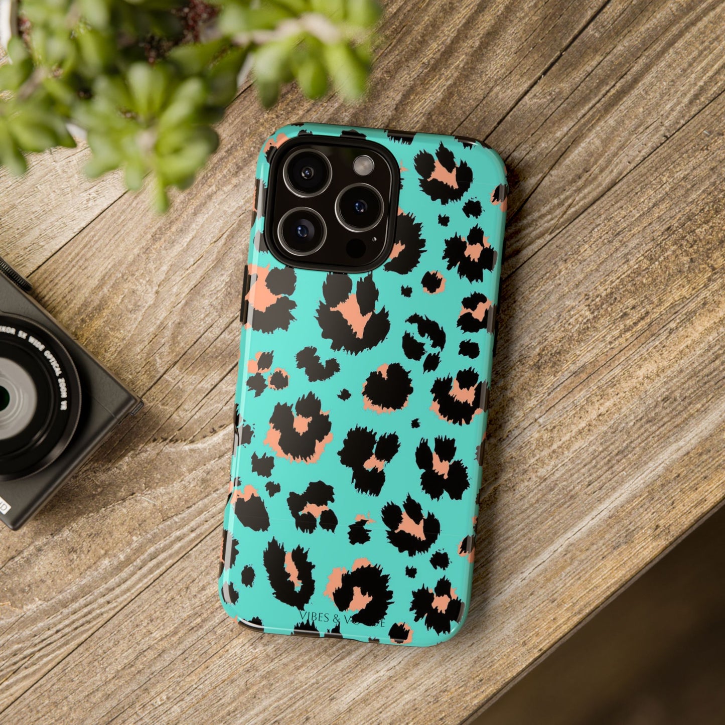 Leopard Print Phone Case, Tough Phone Case, Wild Style Accessory, Animal Print Cover, Stylish Phone Protection