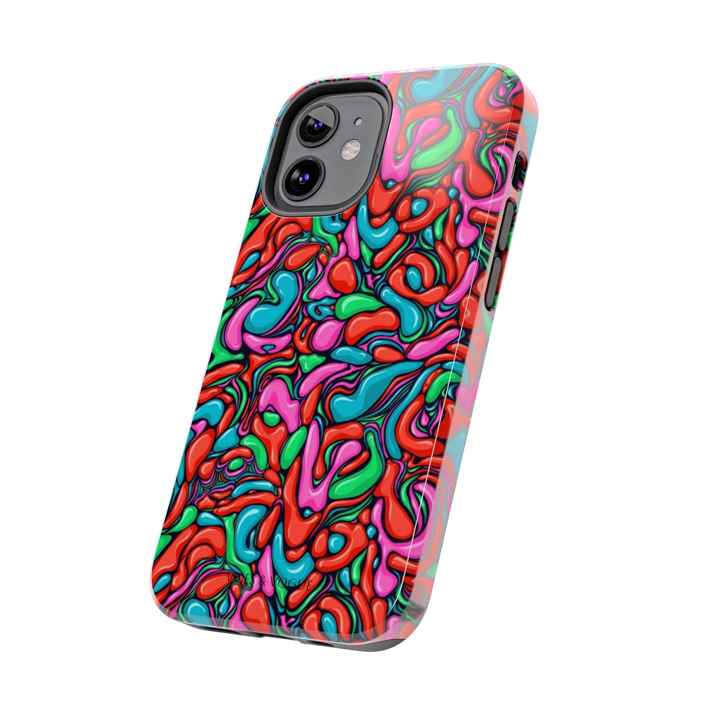 Vibrant Tough Phone Cases - Colorful Abstract Designs for Teens & Adults, Perfect Gift for Birthdays, Holidays, & Everyday Use