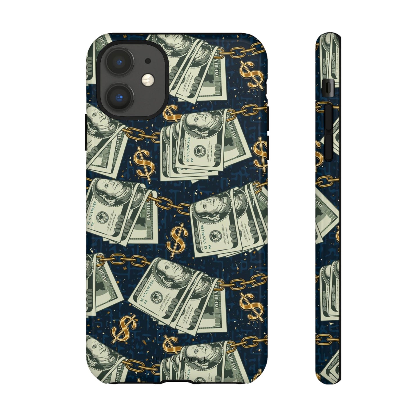 Money Motivation Phone Case, Tough Cases for iPhone, Money Design Phone Accessory, Trendy Tech Gifts, Unique Phone Cover