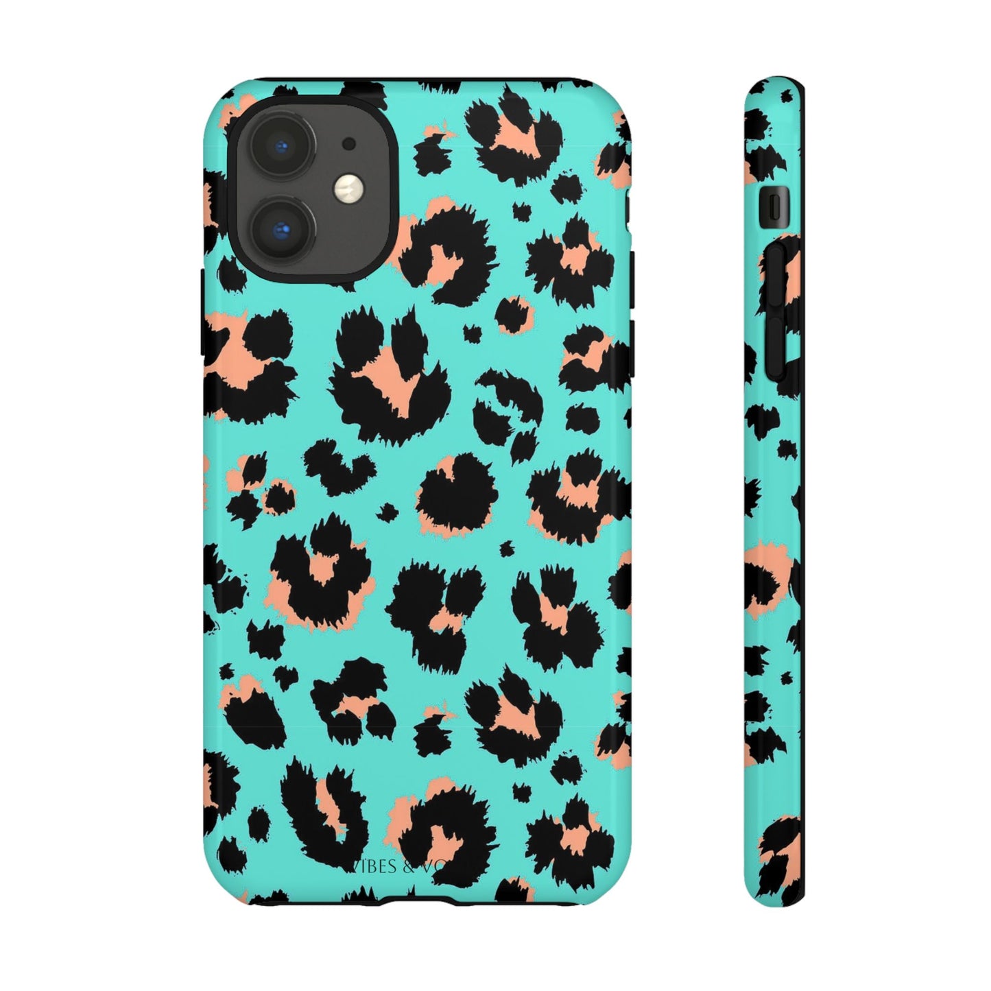 Leopard Print Phone Case, Tough Phone Case, Wild Style Accessory, Animal Print Cover, Stylish Phone Protection