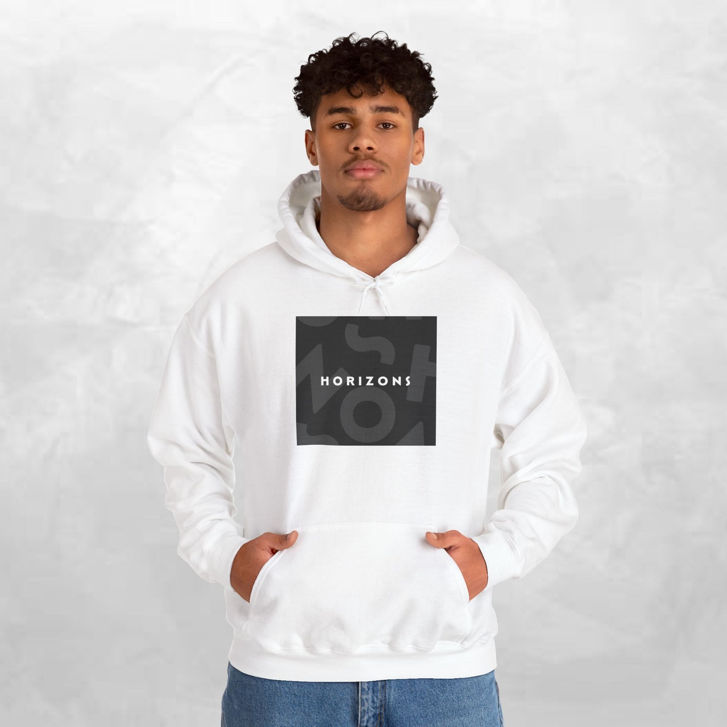 Horizons Unisex Heavy Blend™ Hooded Sweatshirt - Cozy Graphic Hoodie for Casual Wear