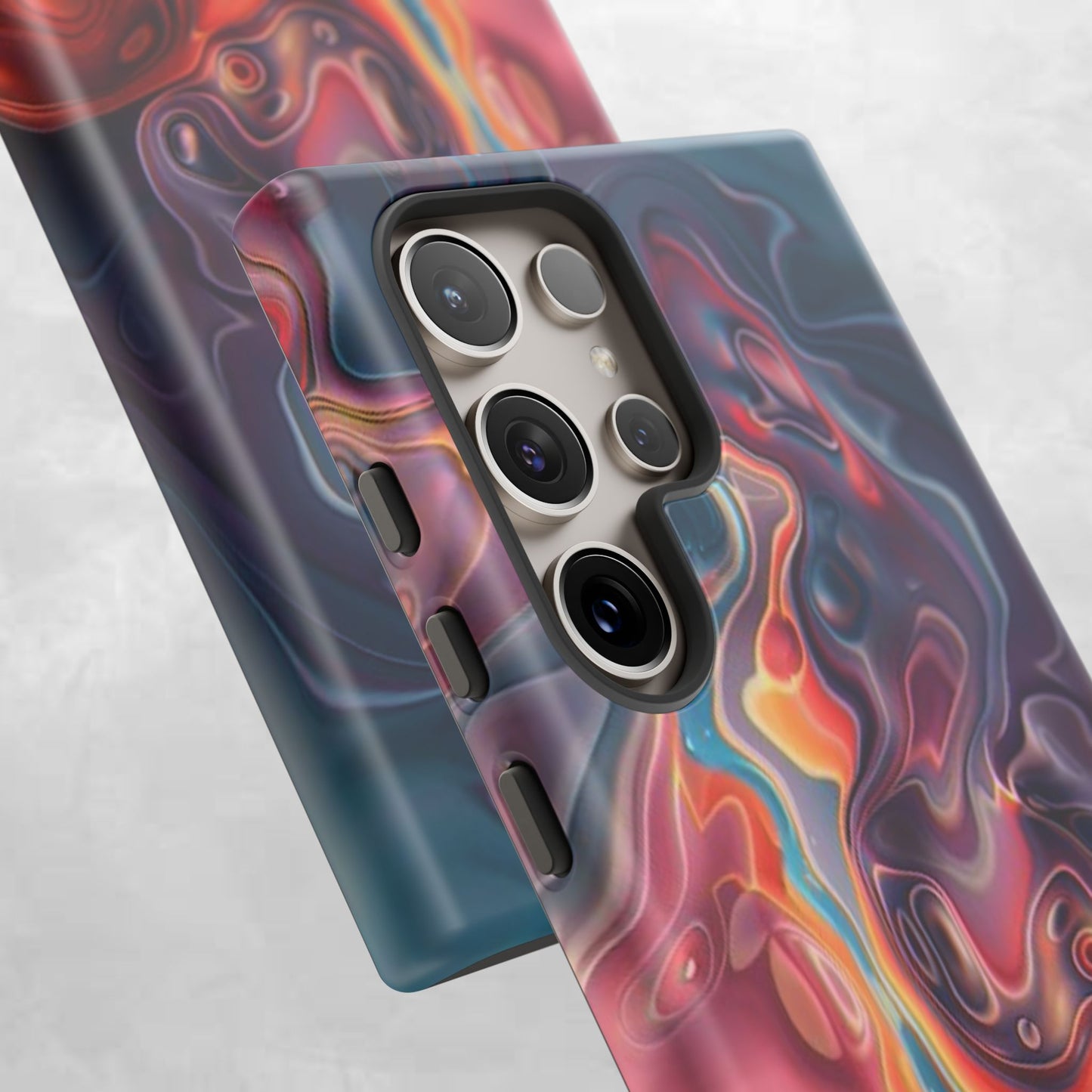 Colorful Phone Case, Abstract Print Cover, Tough Cases for Protection, Gift for Her, Modern Design, Trendy Mobile Accessory