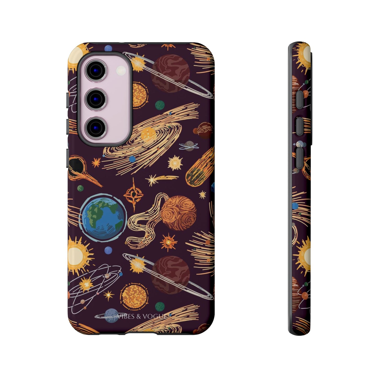 Space-Themed Phone Case - Cosmic Galaxy Design, Durable Protective Cover, Unique Gift, Celestial Lover's Accessory