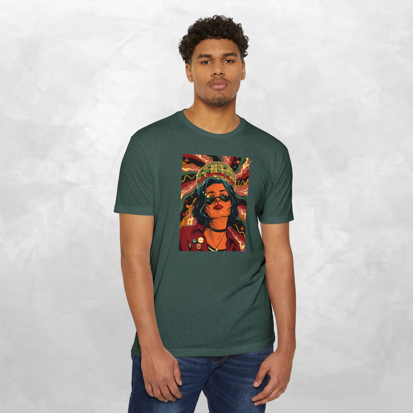 Bohemian Graphic T-Shirt - Vibrant Art Tee for Creative Souls