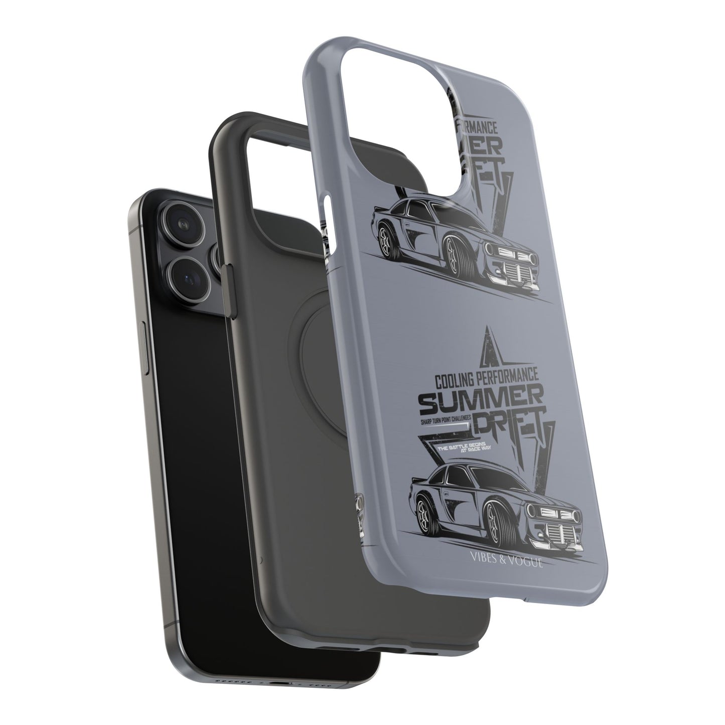 Summer Drift Racing Impact-Resistant Phone Case