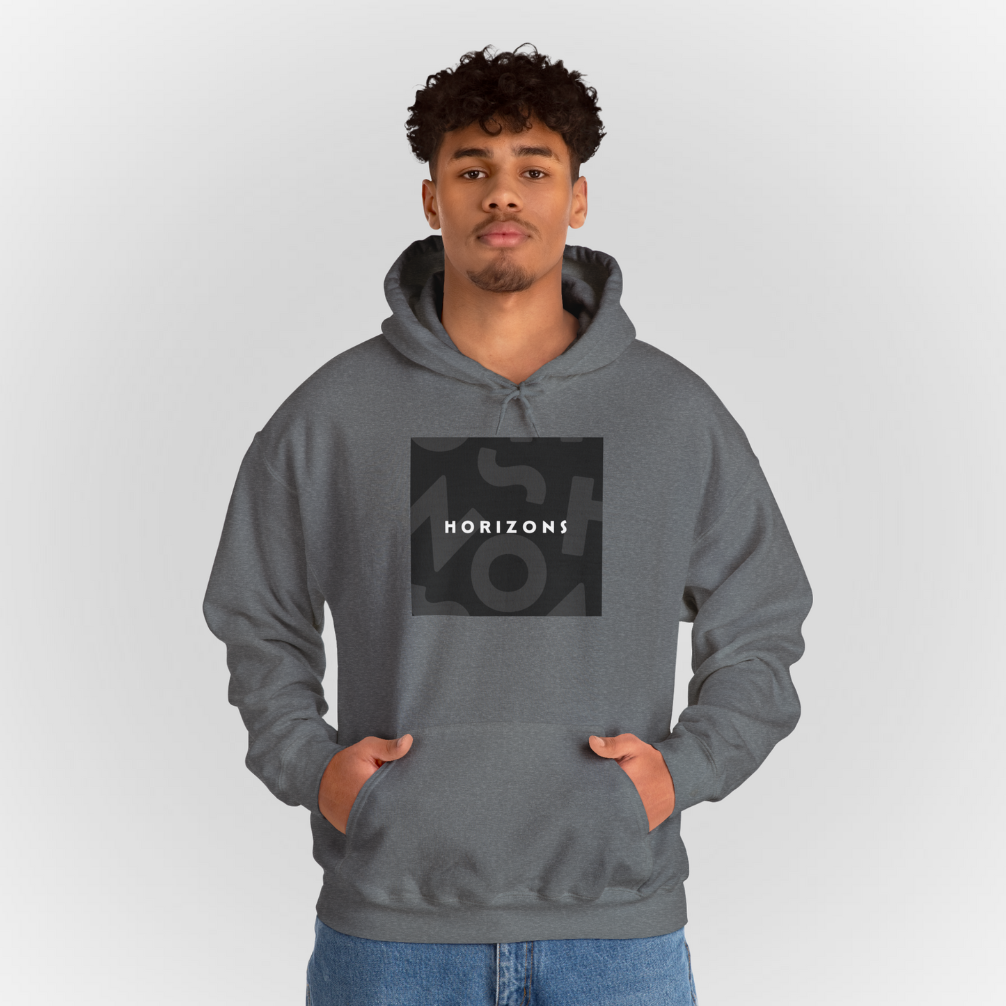 Horizons Unisex Heavy Blend™ Hooded Sweatshirt - Cozy Graphic Hoodie for Casual Wear