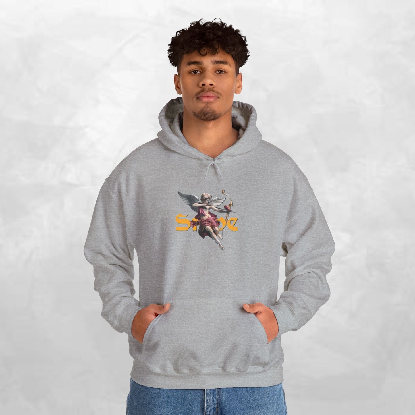 Chic Graphic Hoodie - Unisex Heavy Blend™ Sweatshirt, Casual Wear, Street Style, Gift for Him/Her, Comfortable Fashion, Trendy Apparel