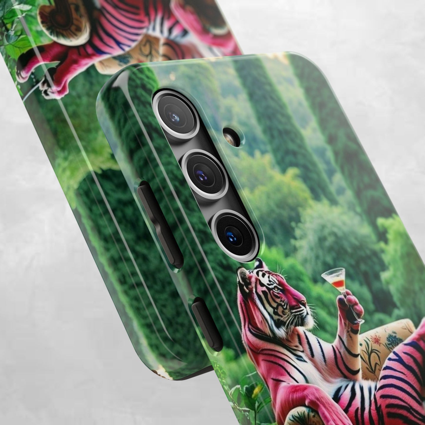 Relaxed Tiger Phone Case | Tough Case for Animal Lovers, Unique Gift for Friends, Stylish Tech Accessories, Fun Phone Cover, Vibrant Design