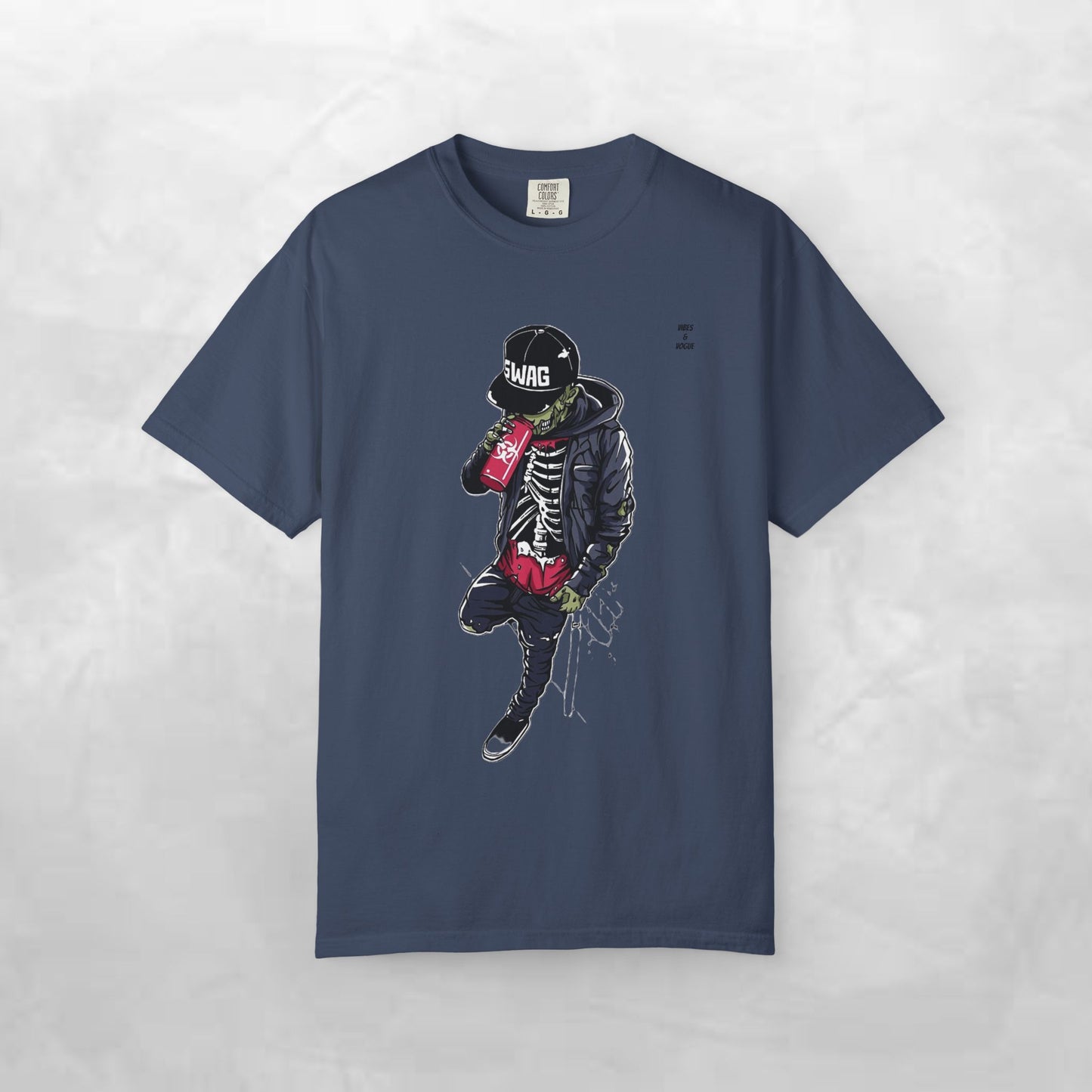 Cool Skeleton Swag Unisex T-Shirt - Trendy Streetwear Graphic Tee
