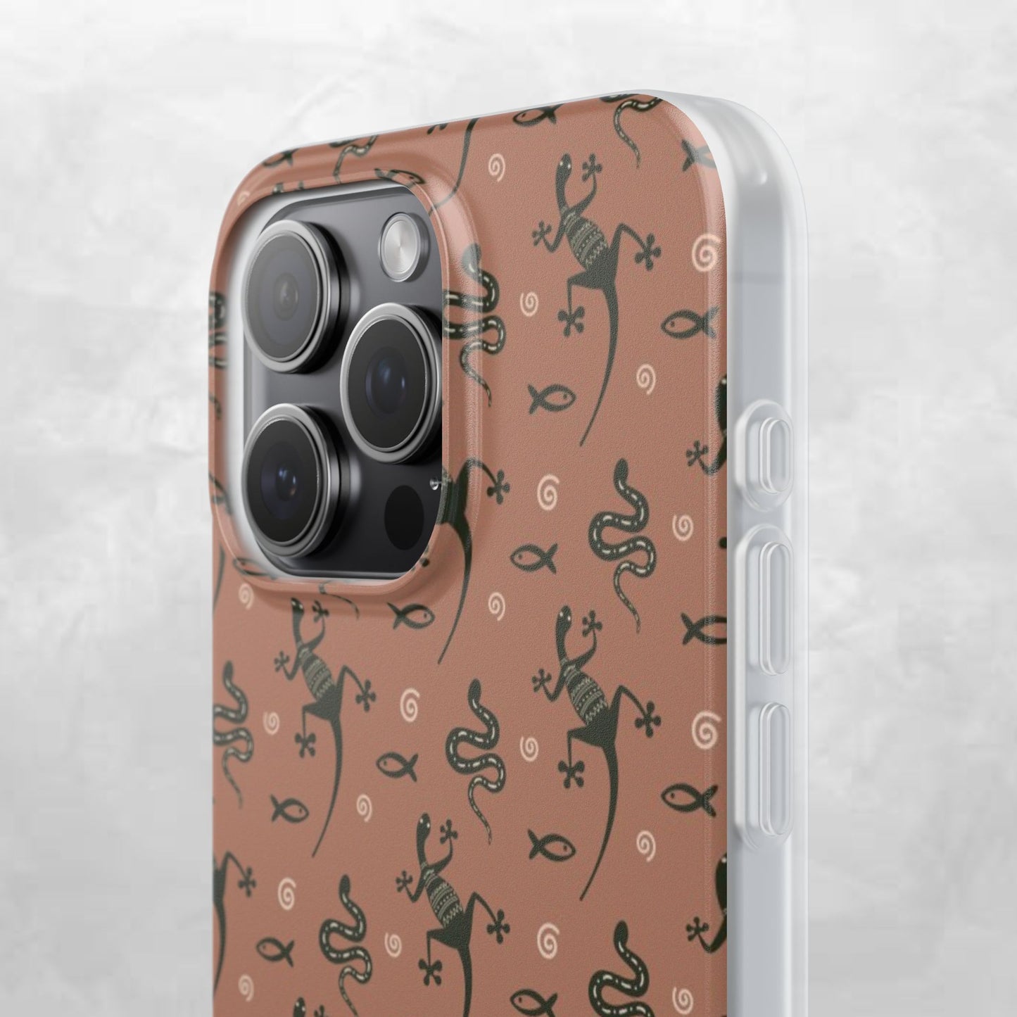 Whimsical Flexi Cases for Trendy Phone Protection, Stylish Accessories, Gift Idea for Animal Lovers, Eco-Friendly Design, Cute Lizard [...]