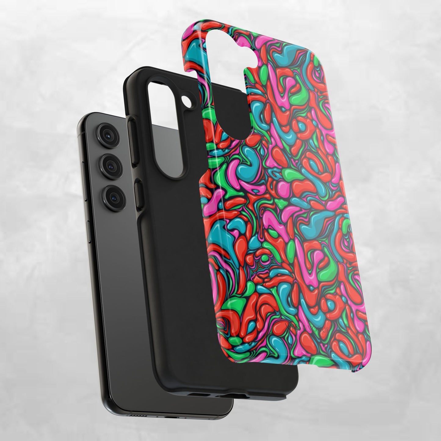 Vibrant Tough Phone Cases - Colorful Abstract Designs for Teens & Adults, Perfect Gift for Birthdays, Holidays, & Everyday Use
