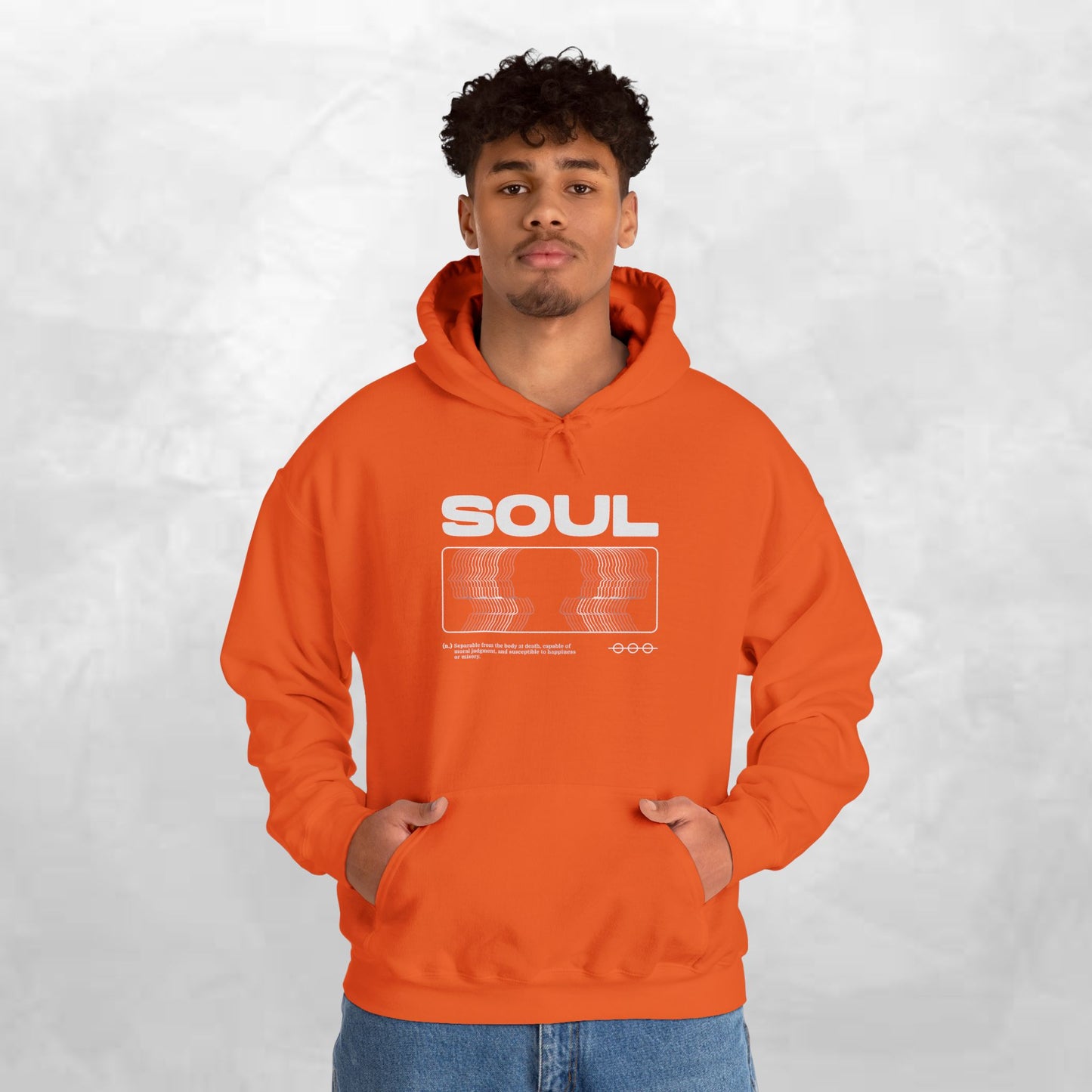 Soul Graphic Hoodie — Retro VHS Silhouette Streetwear