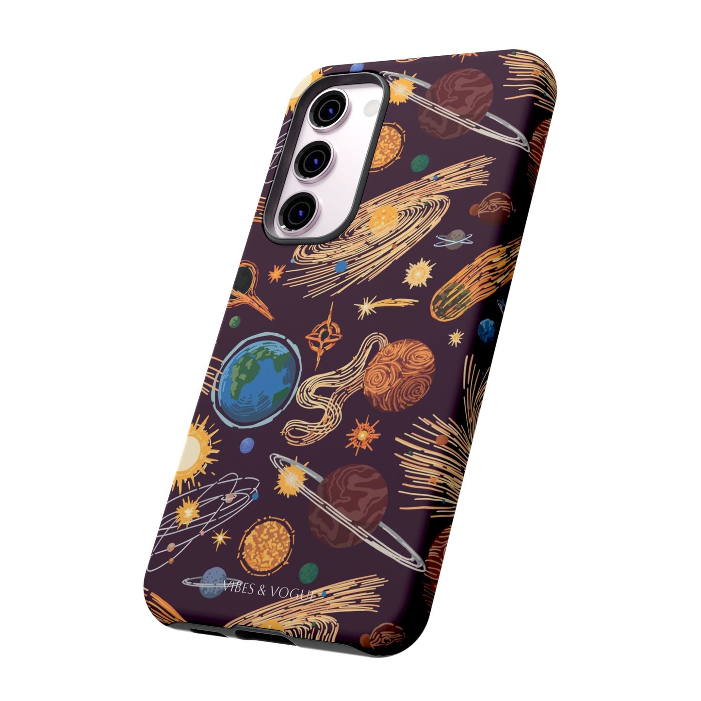 Space-Themed Phone Case - Cosmic Galaxy Design, Durable Protective Cover, Unique Gift, Celestial Lover's Accessory