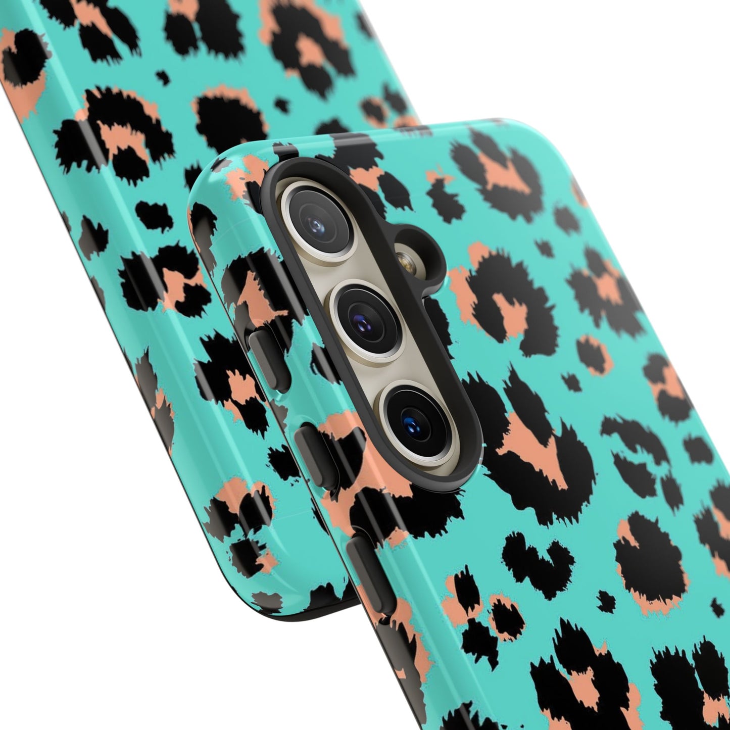 Leopard Print Phone Case, Tough Phone Case, Wild Style Accessory, Animal Print Cover, Stylish Phone Protection