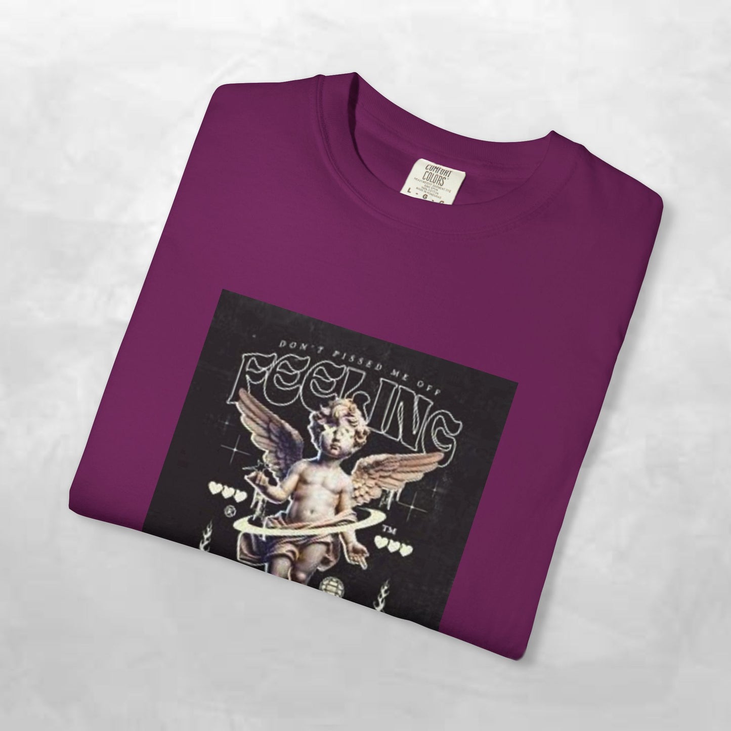 Vintage-Inspired Angel Graphic T-Shirt - Perfect for Casual Wear, Gift for Music Lovers, Cute Outfit Idea, Retro Design, Cozy Everyday Tee