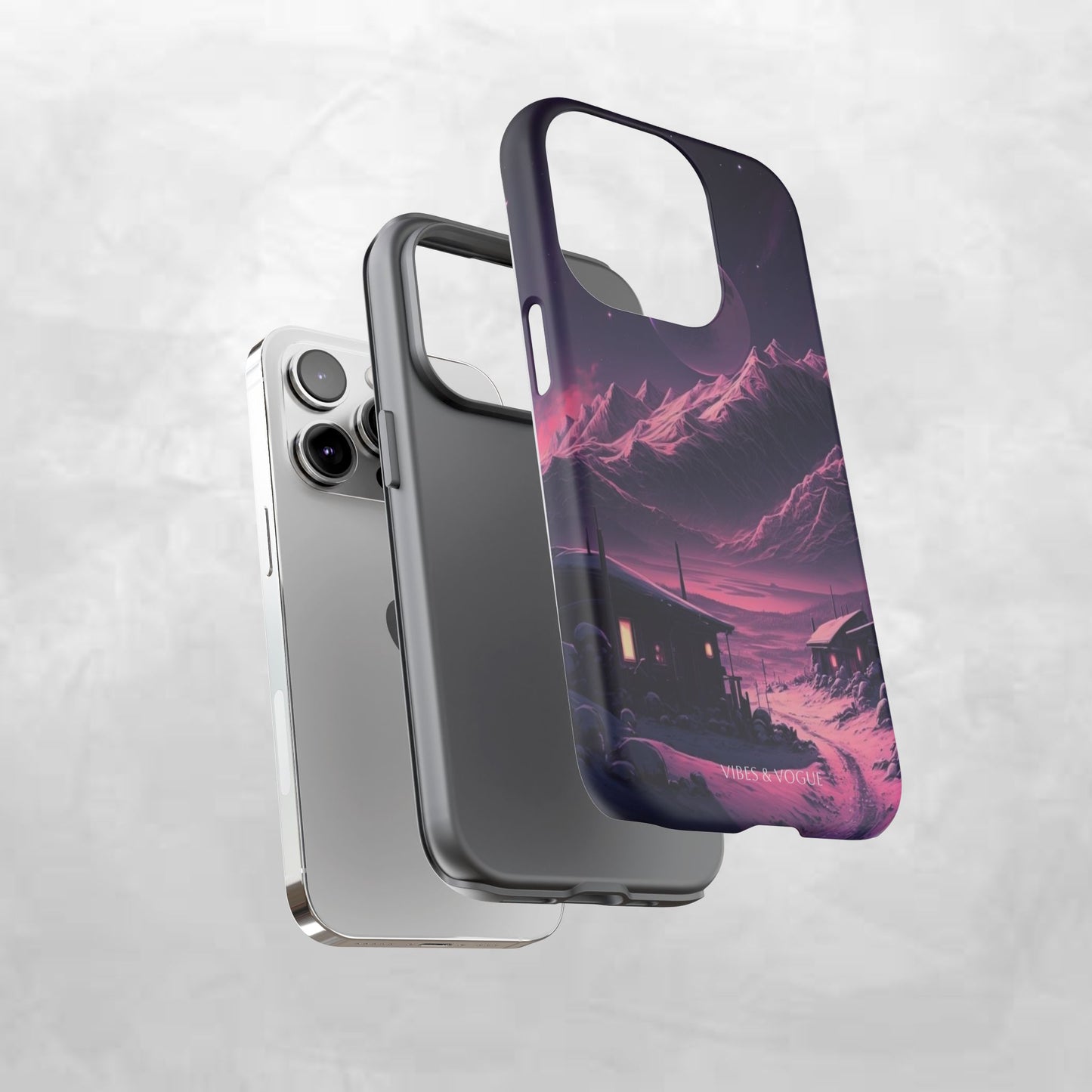 Futuristic Phone Case, Galaxy Aesthetic, Cosmic Art, Stylish Protection, Gifts for Tech Lovers