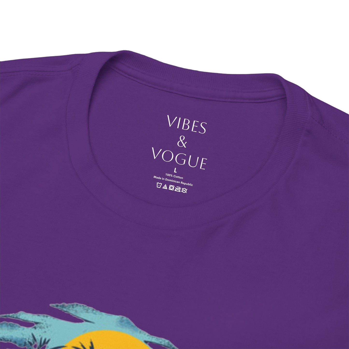 Los Angeles Sunset Unisex Heavy Cotton Tee - Casual Comfortable Streetwear