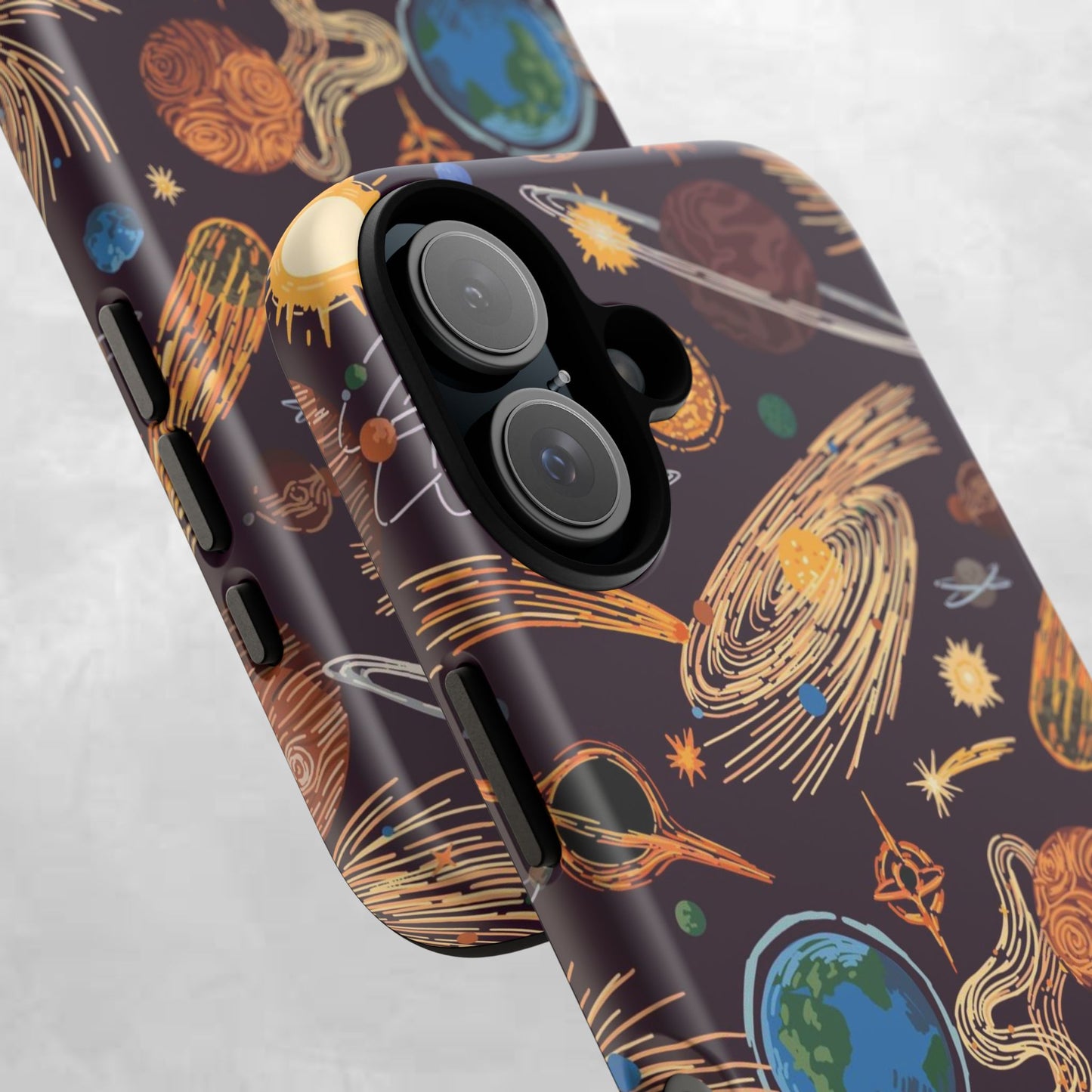 Space-Themed Phone Case - Cosmic Galaxy Design, Durable Protective Cover, Unique Gift, Celestial Lover's Accessory