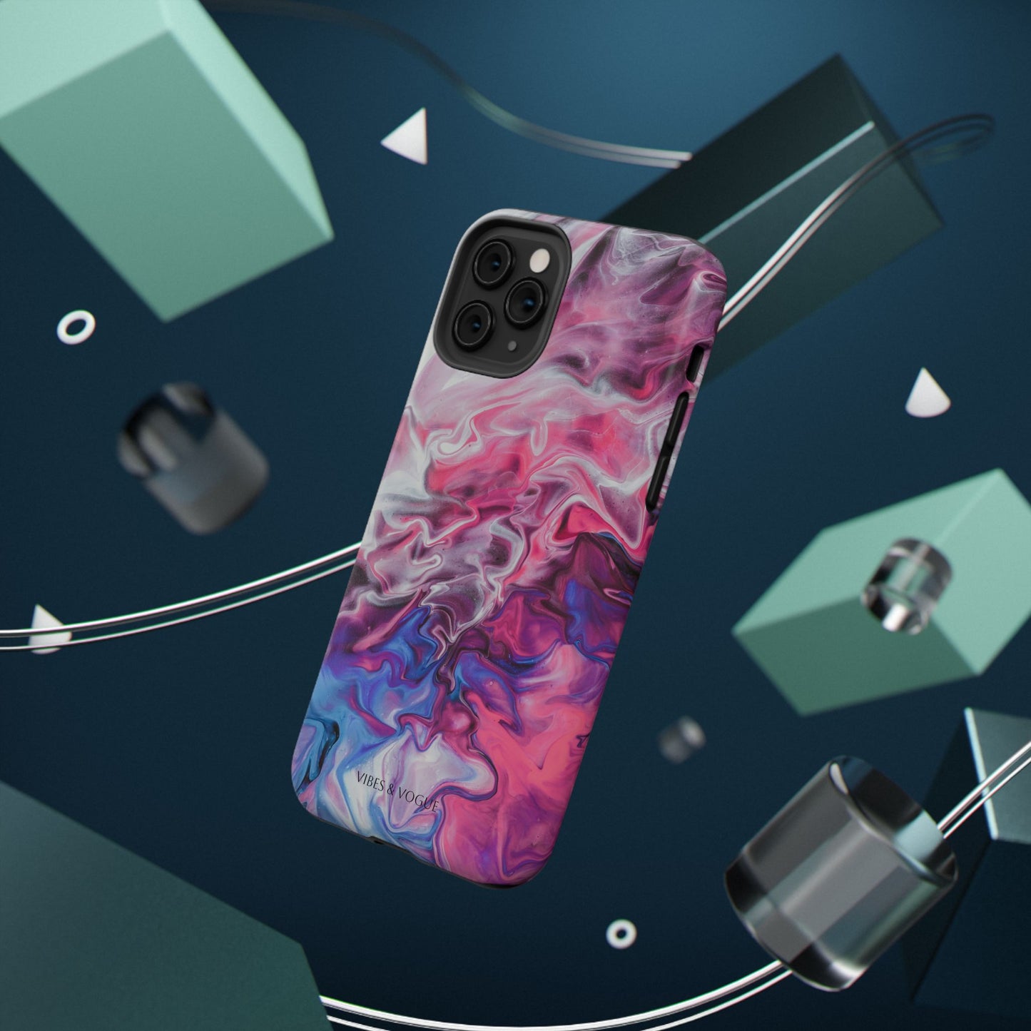Vibrant Phone Case for Trendsetters | Abstract Marble Design, Impact-Resistant, Stylish Tech Accessory, Perfect Gift