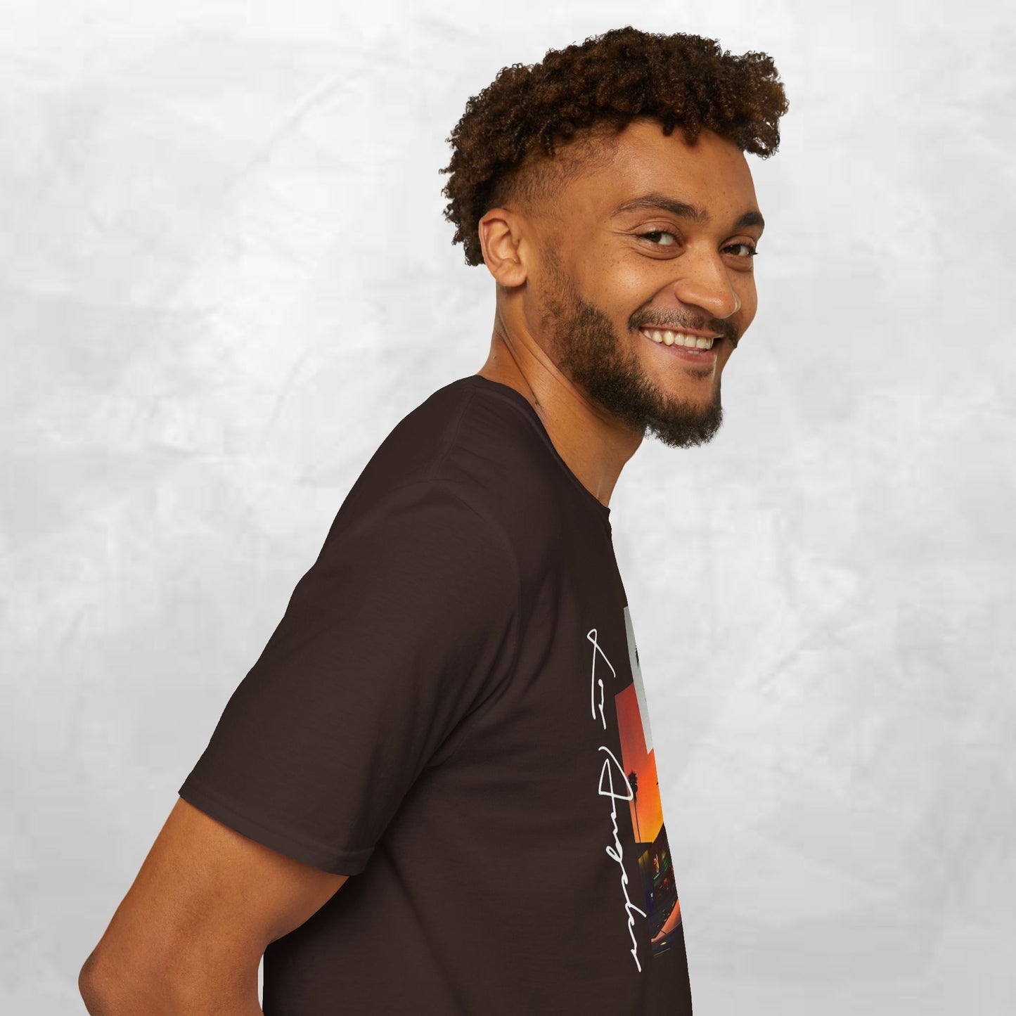 T-Shirt — Tropical Sunset Los Angeles Palm Tree Tee