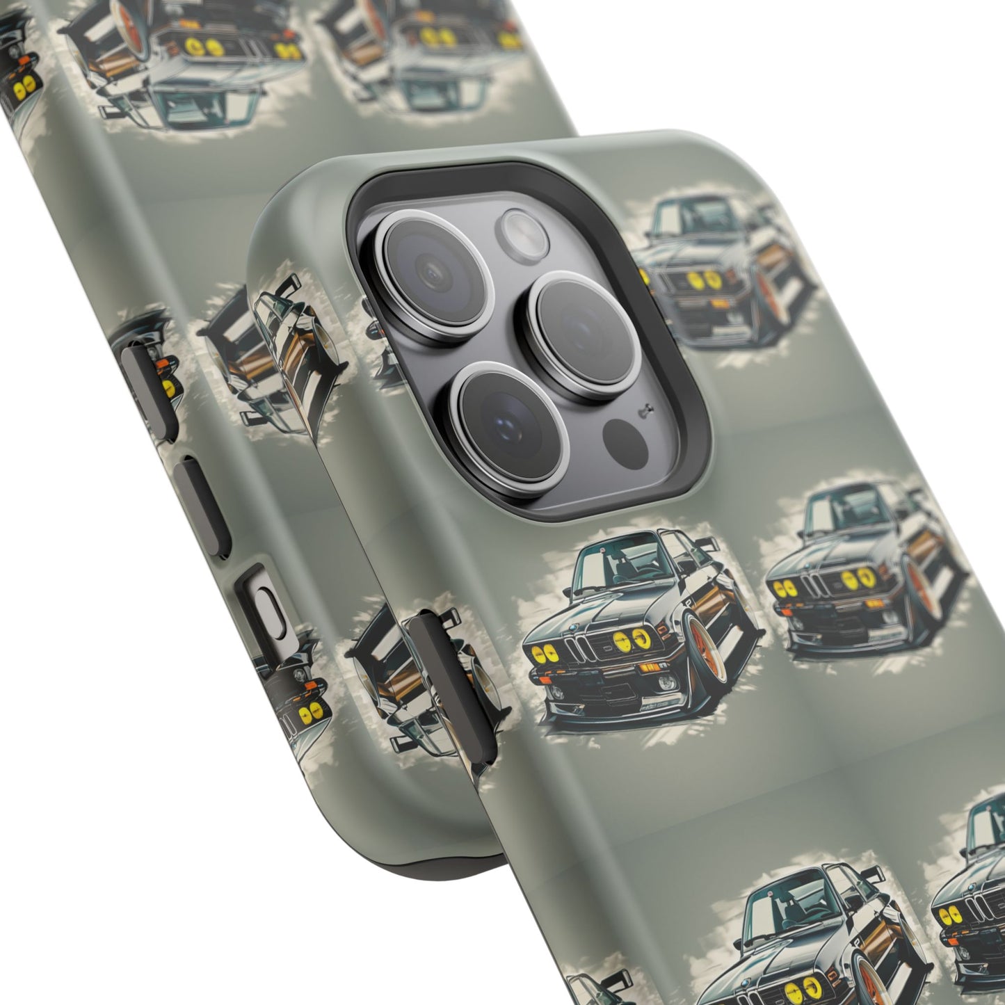 Stylish Car-Themed Magnetic Tough Cases - Perfect for Auto Enthusiasts