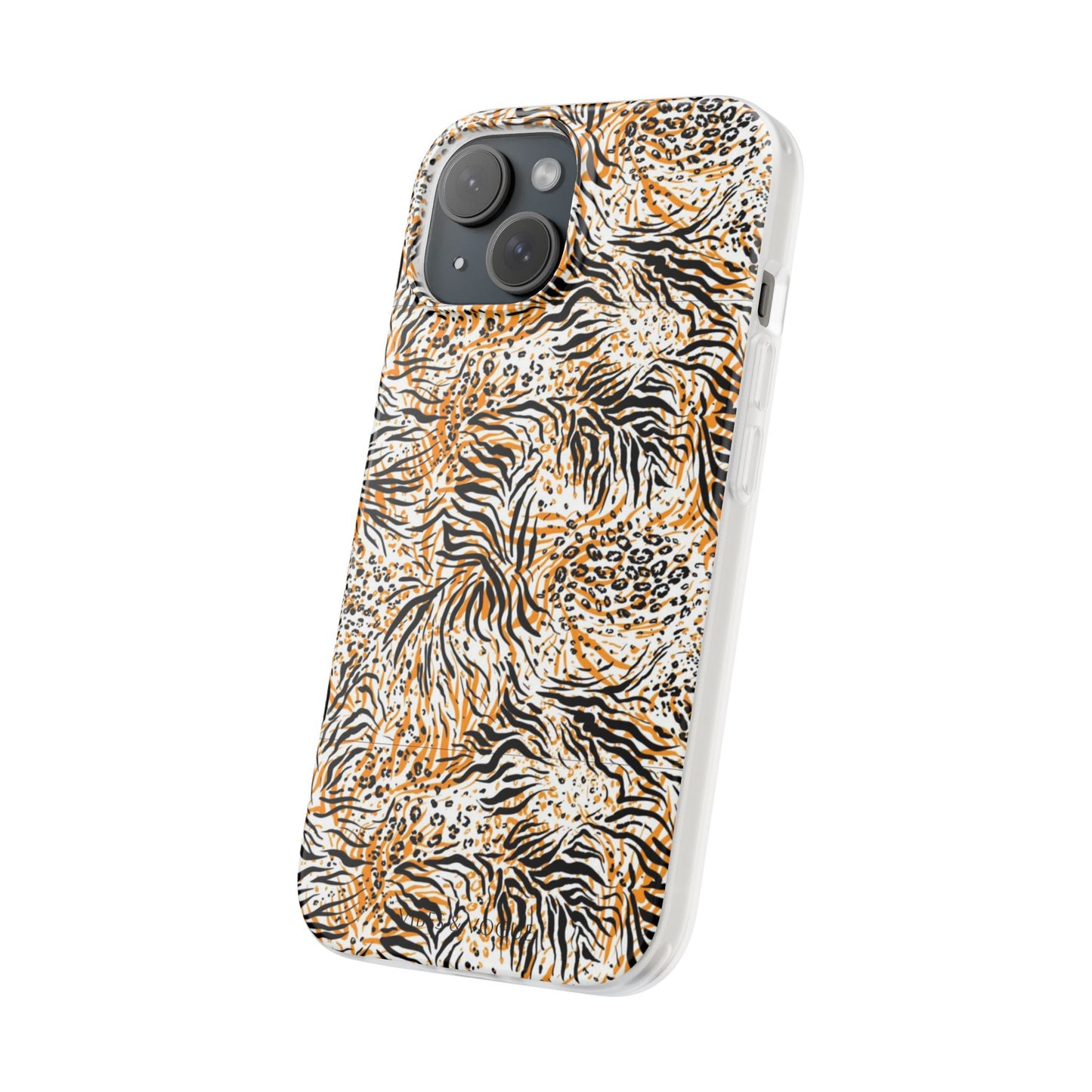 Wild Animal Print Flexi Case for iPhone - Fierce & Trendy Design