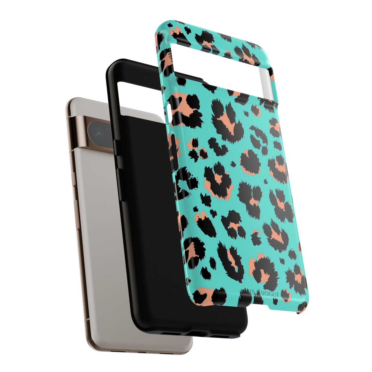 Leopard Print Phone Case, Tough Phone Case, Wild Style Accessory, Animal Print Cover, Stylish Phone Protection
