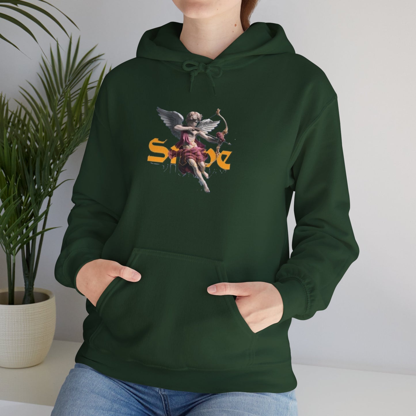 Chic Graphic Hoodie - Unisex Heavy Blend™ Sweatshirt, Casual Wear, Street Style, Gift for Him/Her, Comfortable Fashion, Trendy Apparel