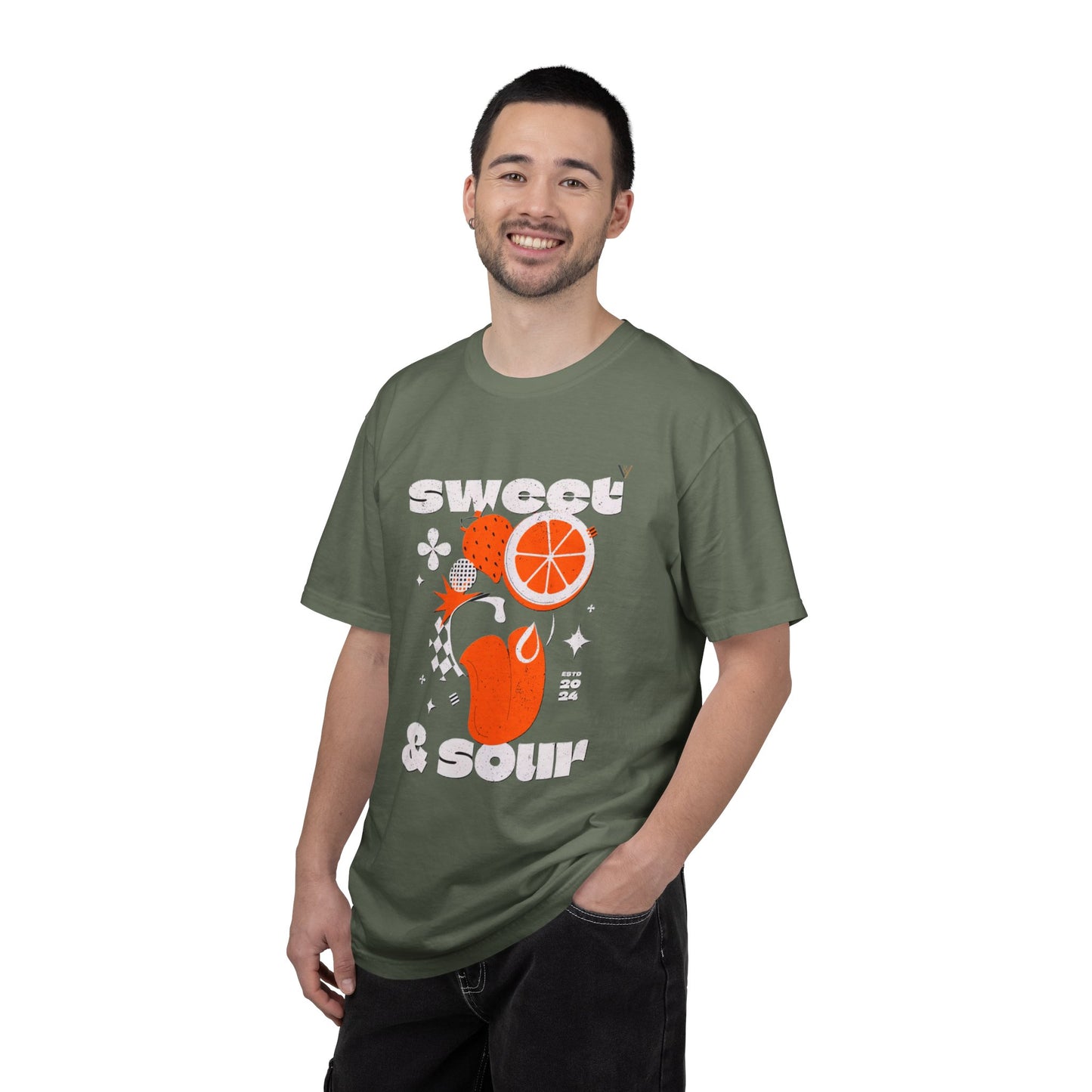 Sweet & Sour Unisex T-shirt | Vintage Style Tees, Casual Wear, Unique Gift, Fruit Graphic Tee, Summer Fashion
