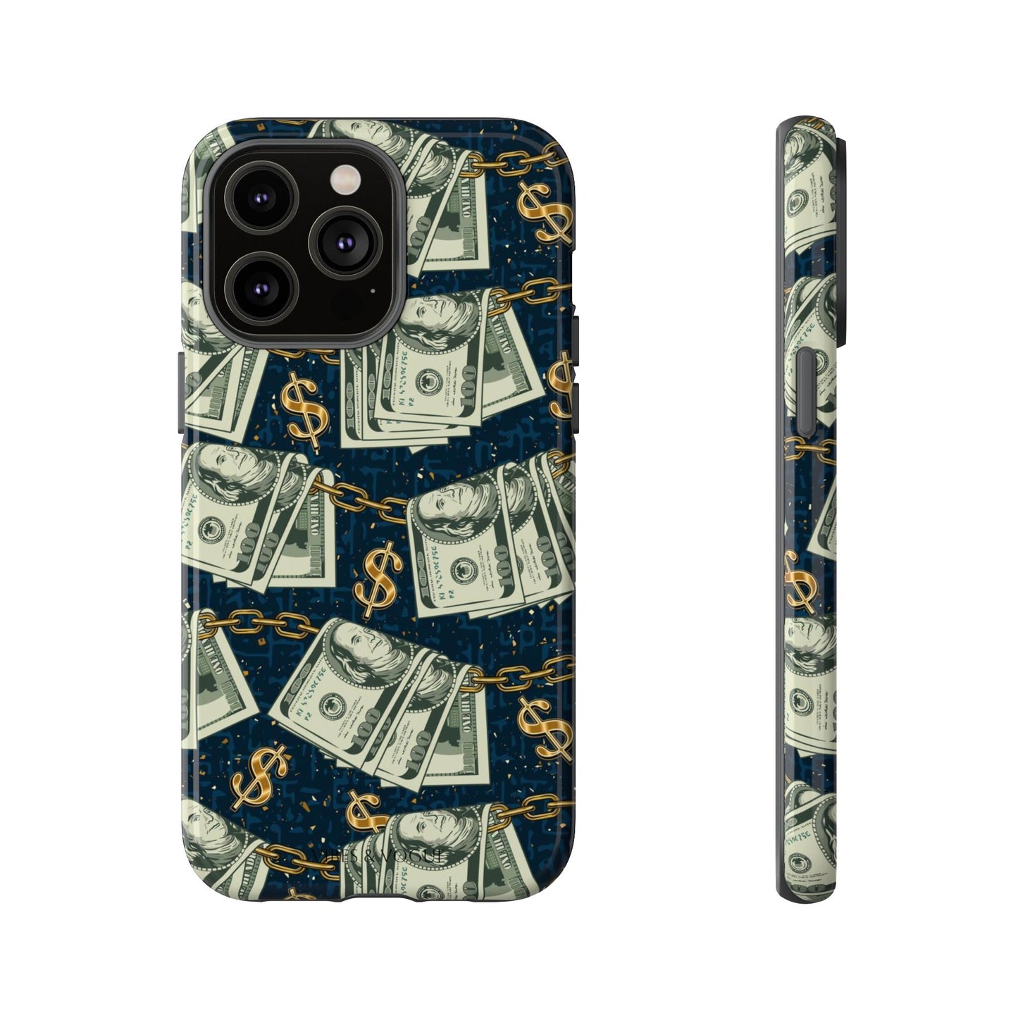 Money Motivation Phone Case, Tough Cases for iPhone, Money Design Phone Accessory, Trendy Tech Gifts, Unique Phone Cover