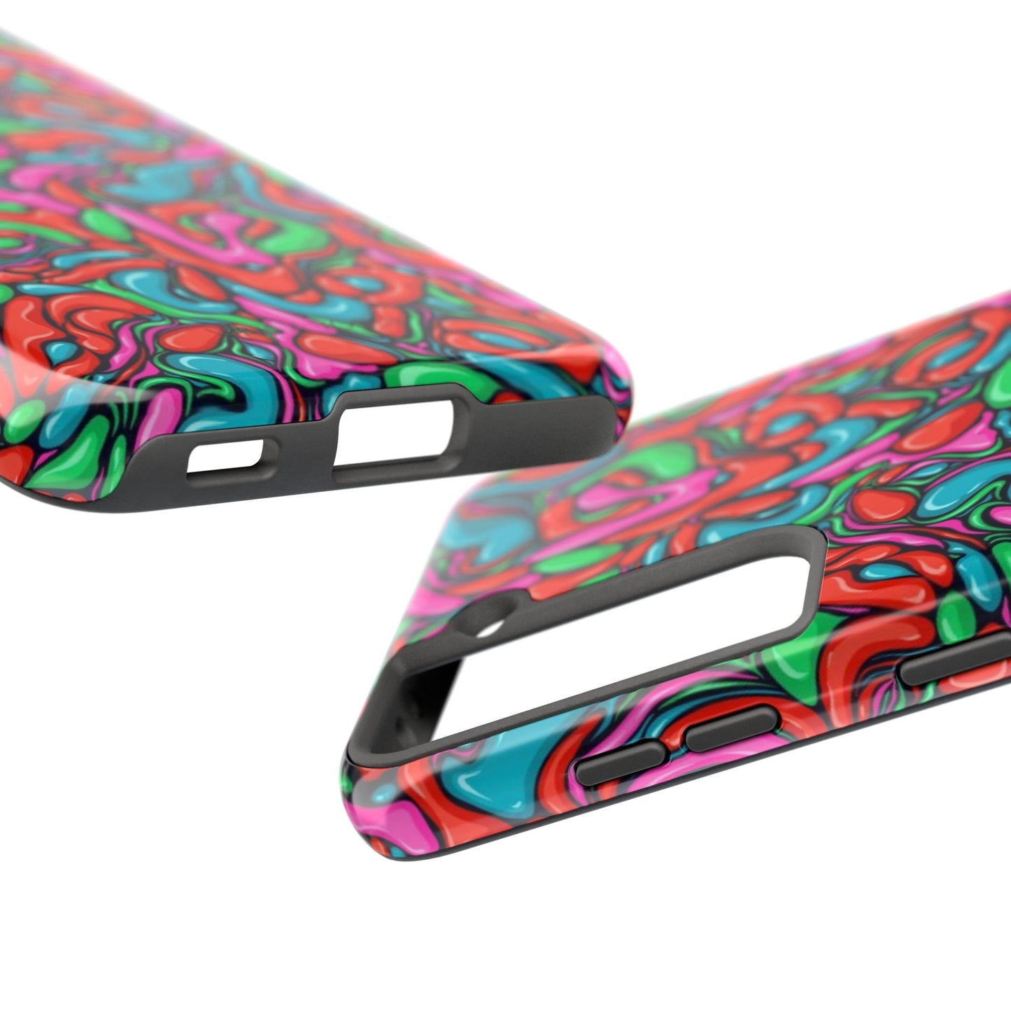 Vibrant Tough Phone Cases - Colorful Abstract Designs for Teens & Adults, Perfect Gift for Birthdays, Holidays, & Everyday Use