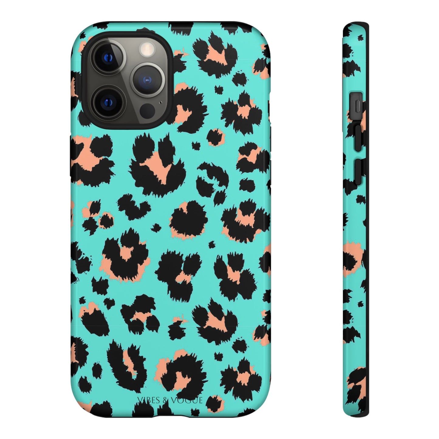 Leopard Print Phone Case, Tough Phone Case, Wild Style Accessory, Animal Print Cover, Stylish Phone Protection