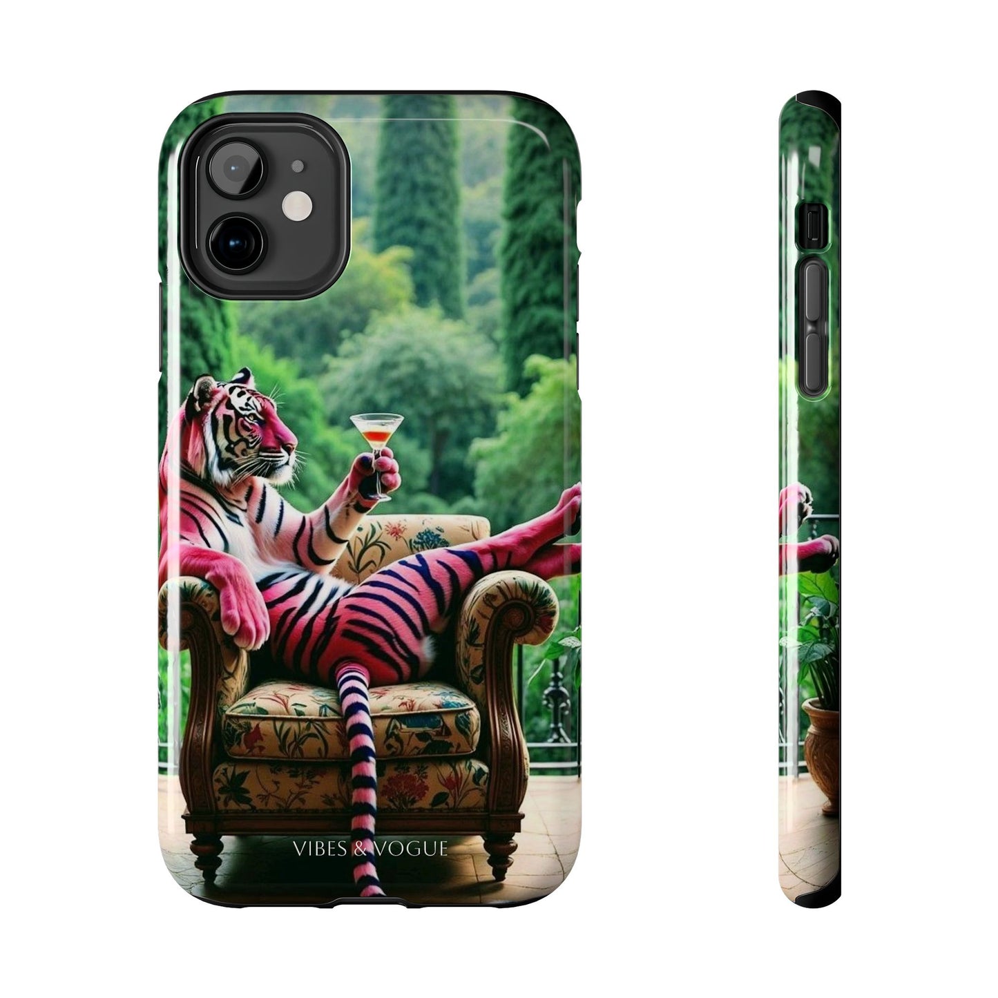 Relaxed Tiger Phone Case | Tough Case for Animal Lovers, Unique Gift for Friends, Stylish Tech Accessories, Fun Phone Cover, Vibrant Design