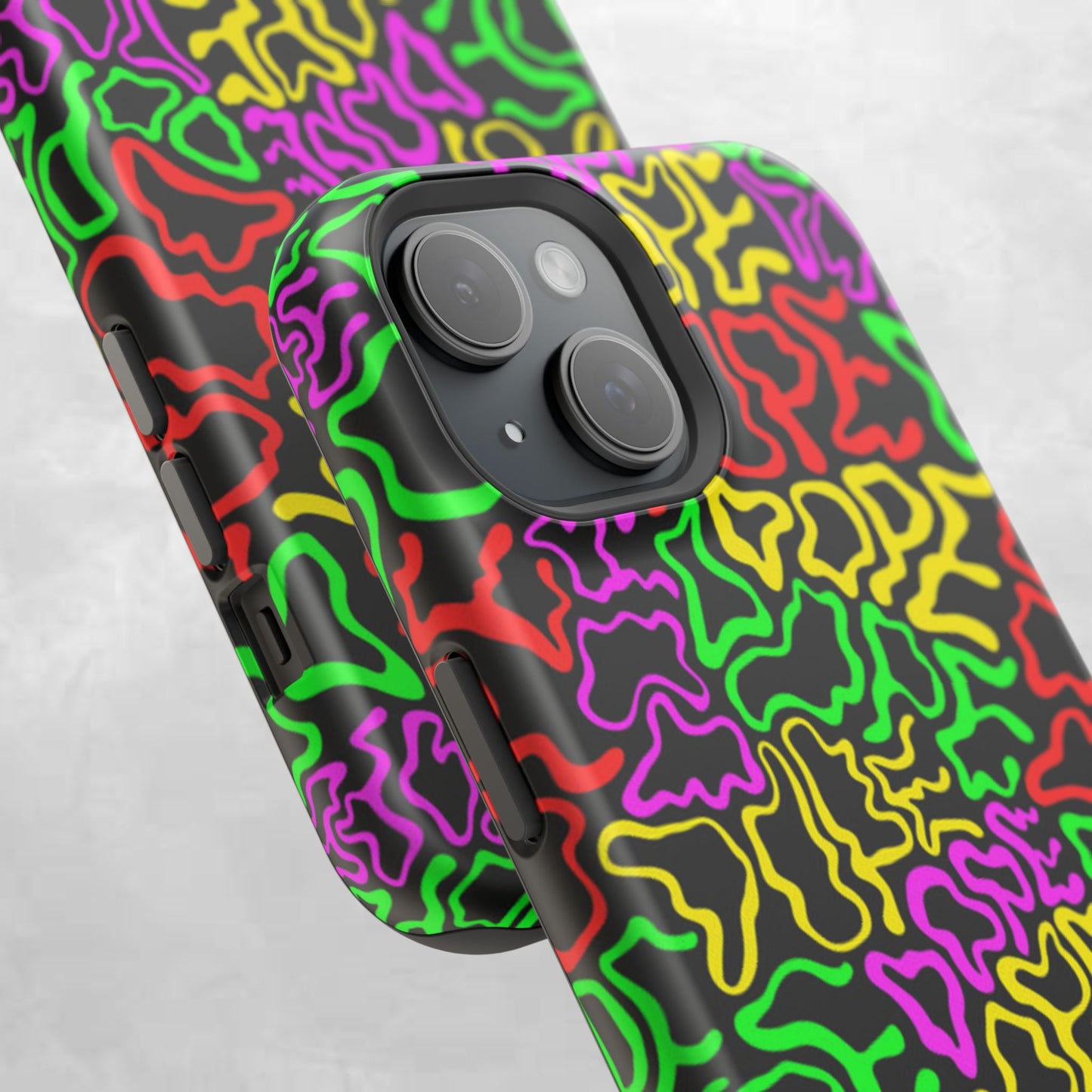 Colorful Magnetic Phone Cases, Funky Case for Teens, Cool Phone Accessories, Unique Gift for Friends, Vibrant Tough Cases, Phone Protection