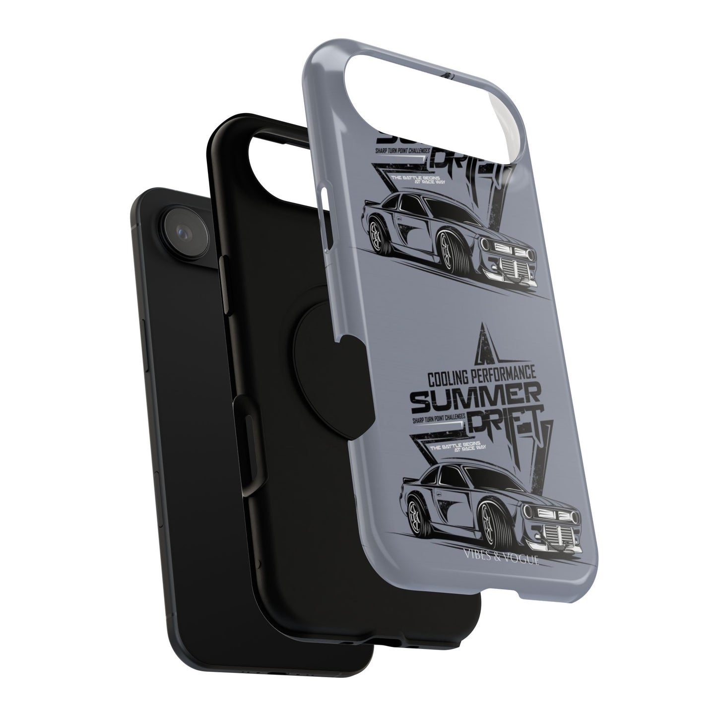 Summer Drift Racing Impact-Resistant Phone Case