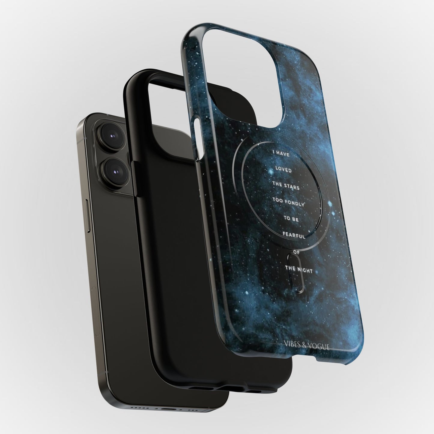 Galaxy-Inspired Tough Magnetic Phone Case - "I Have Loved the Stars"