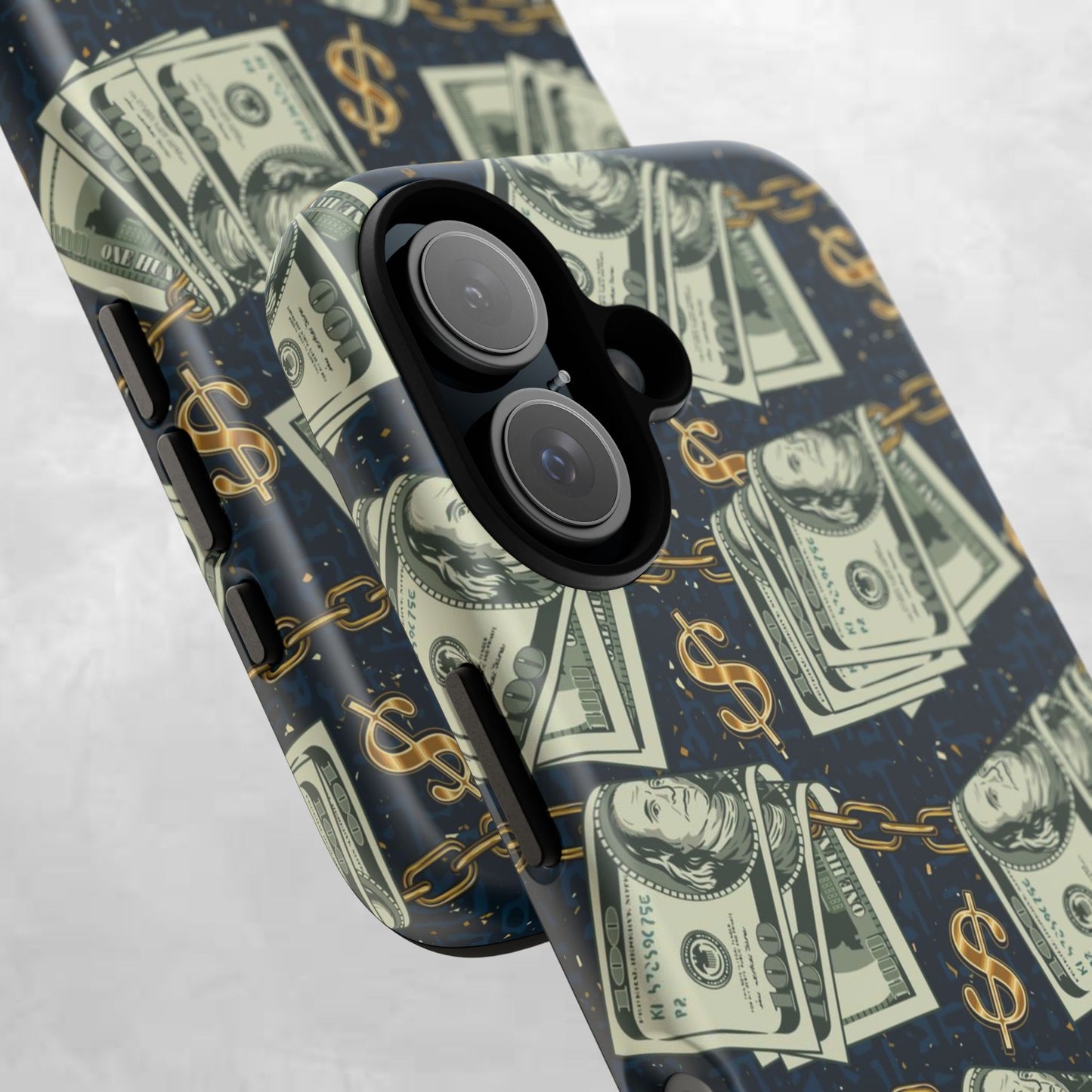 Money Motivation Phone Case, Tough Cases for iPhone, Money Design Phone Accessory, Trendy Tech Gifts, Unique Phone Cover