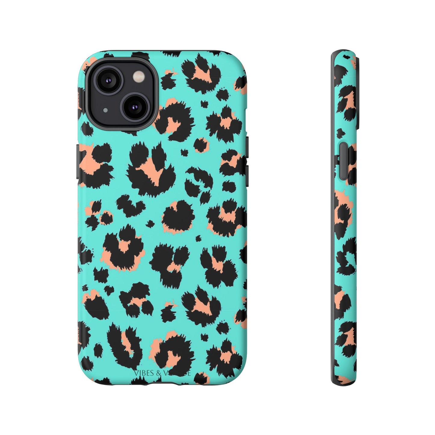 Leopard Print Phone Case, Tough Phone Case, Wild Style Accessory, Animal Print Cover, Stylish Phone Protection