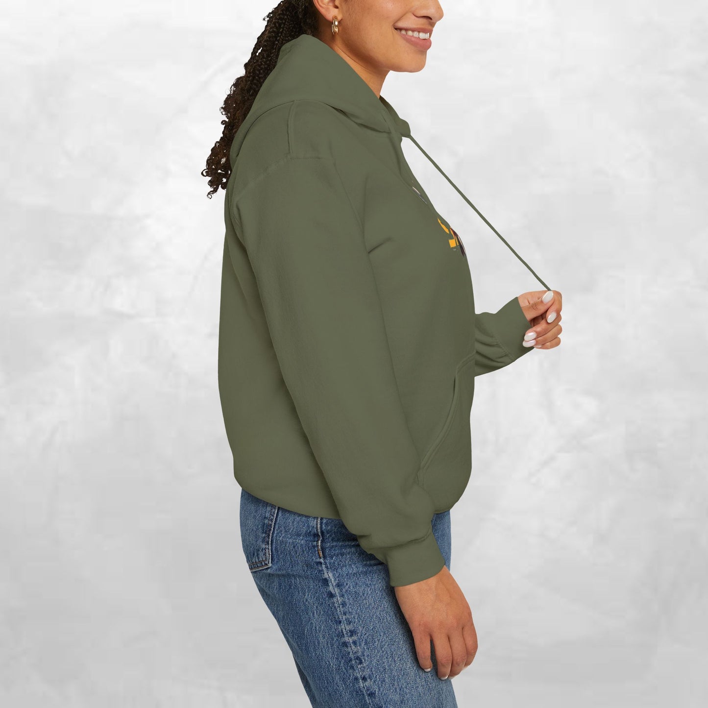 Chic Graphic Hoodie - Unisex Heavy Blend™ Sweatshirt, Casual Wear, Street Style, Gift for Him/Her, Comfortable Fashion, Trendy Apparel