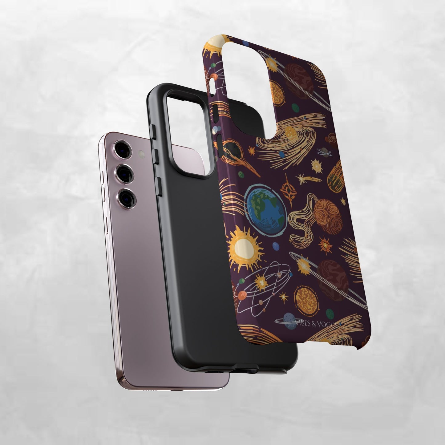 Space-Themed Phone Case - Cosmic Galaxy Design, Durable Protective Cover, Unique Gift, Celestial Lover's Accessory