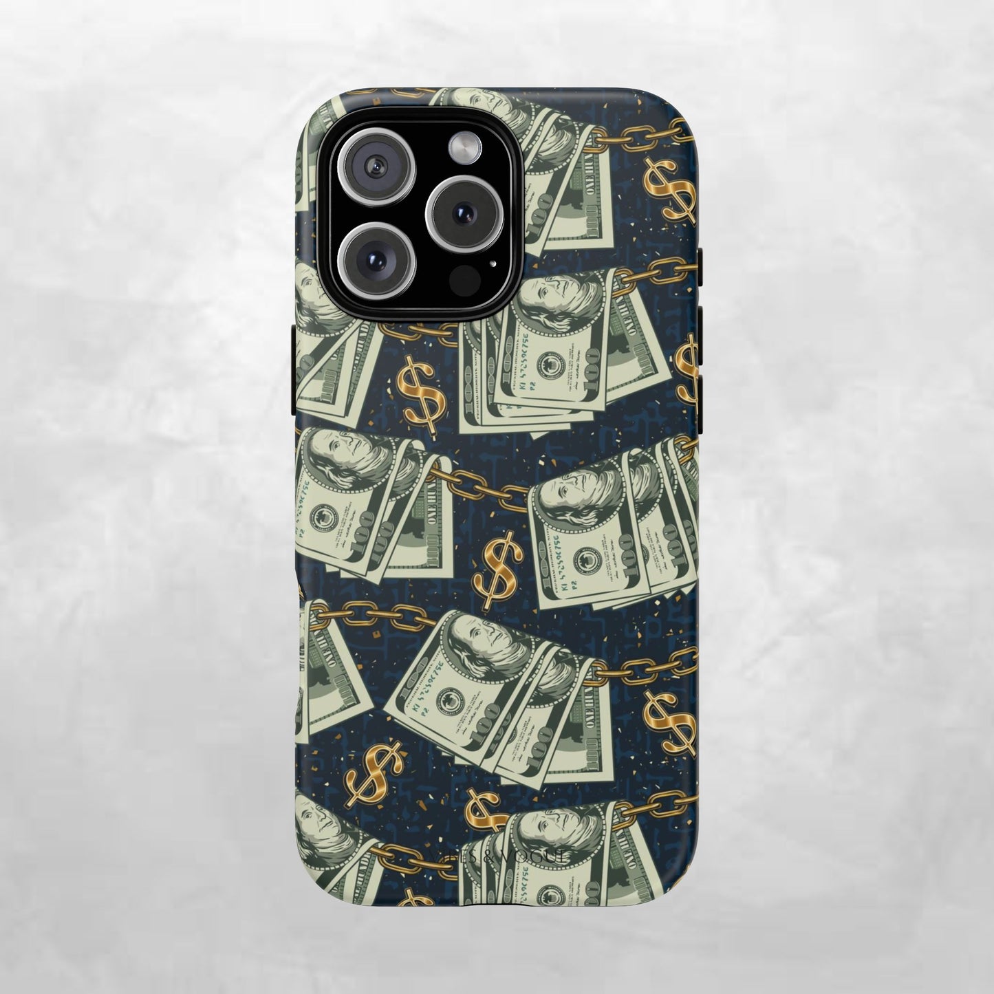 Money Motivation Phone Case, Tough Cases for iPhone, Money Design Phone Accessory, Trendy Tech Gifts, Unique Phone Cover