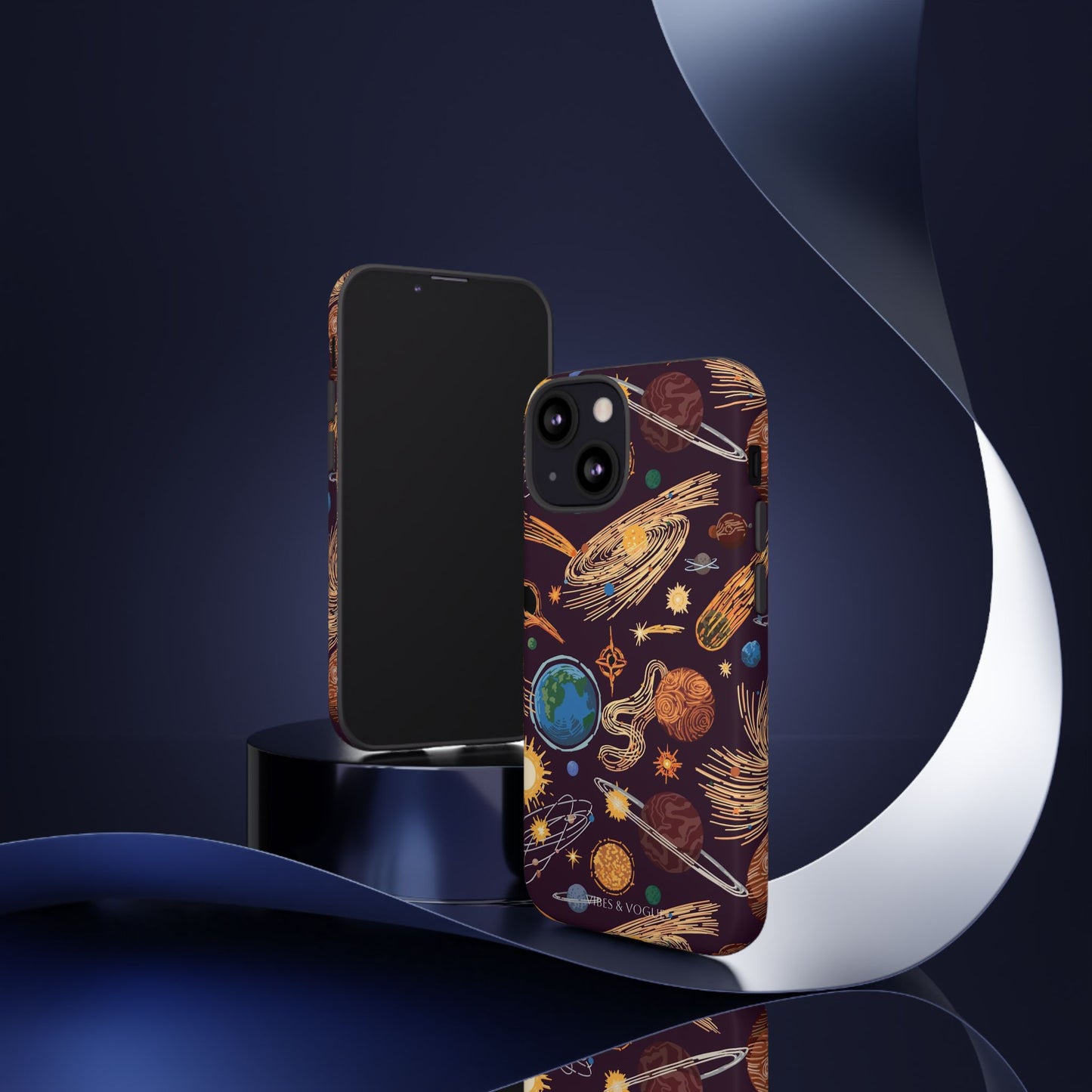 Space-Themed Phone Case - Cosmic Galaxy Design, Durable Protective Cover, Unique Gift, Celestial Lover's Accessory